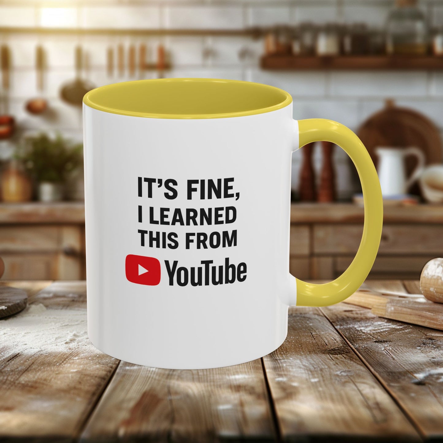 unique colorful mug - perfect for youtube lovers