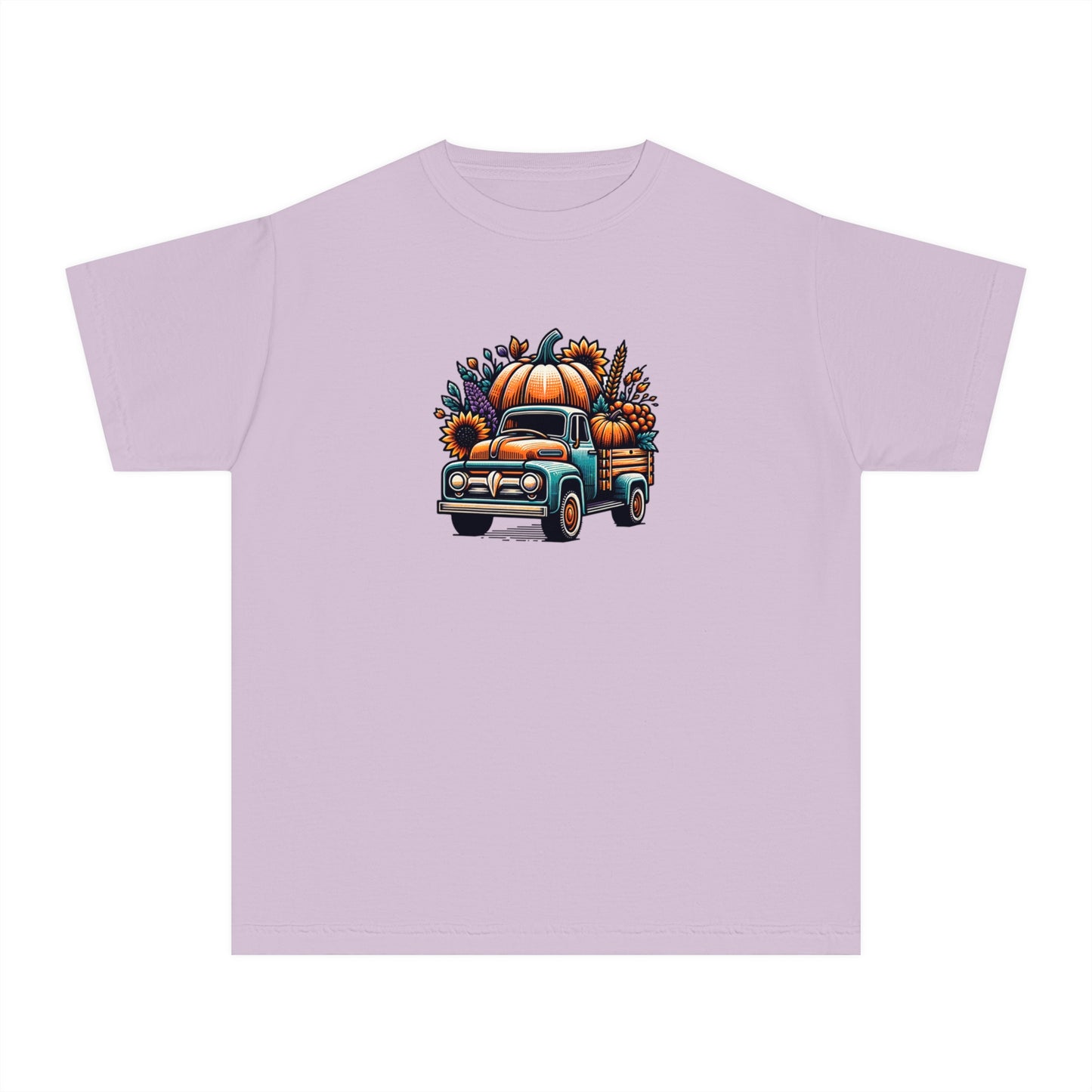 youth t-shirt - pumpkin truck!