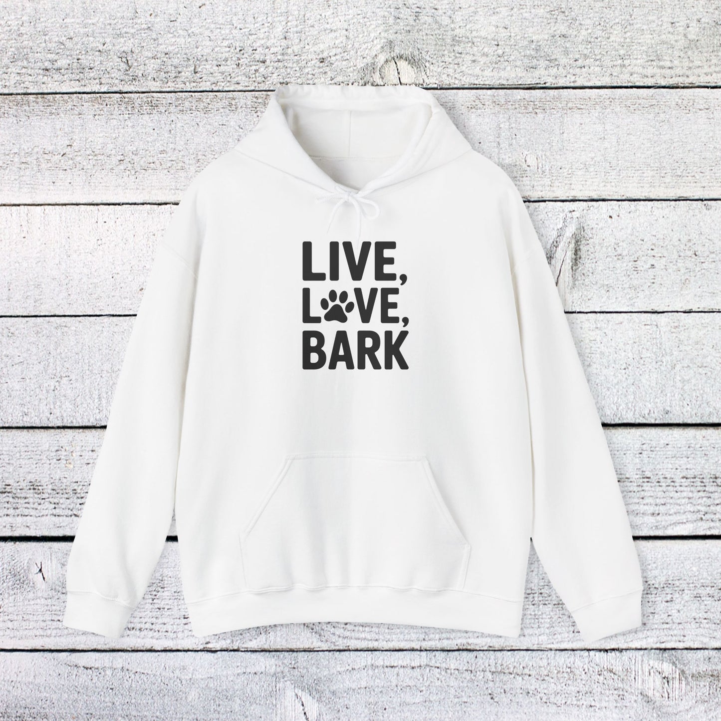 copy of unisex heavy blend™ hooded sweatshirt - live love bark | funny dog lover gift | cute pet quote design