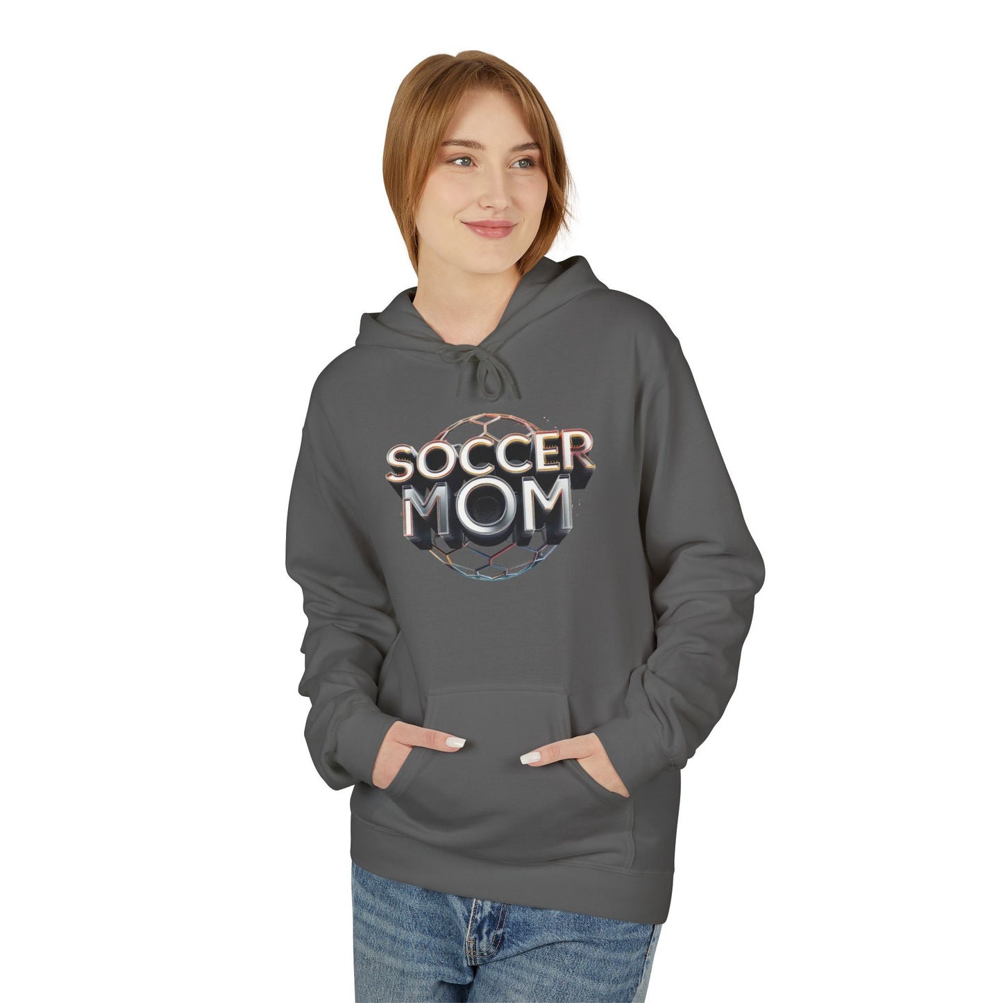 trendy unisex softstyle hoodie - perfect for soccer moms