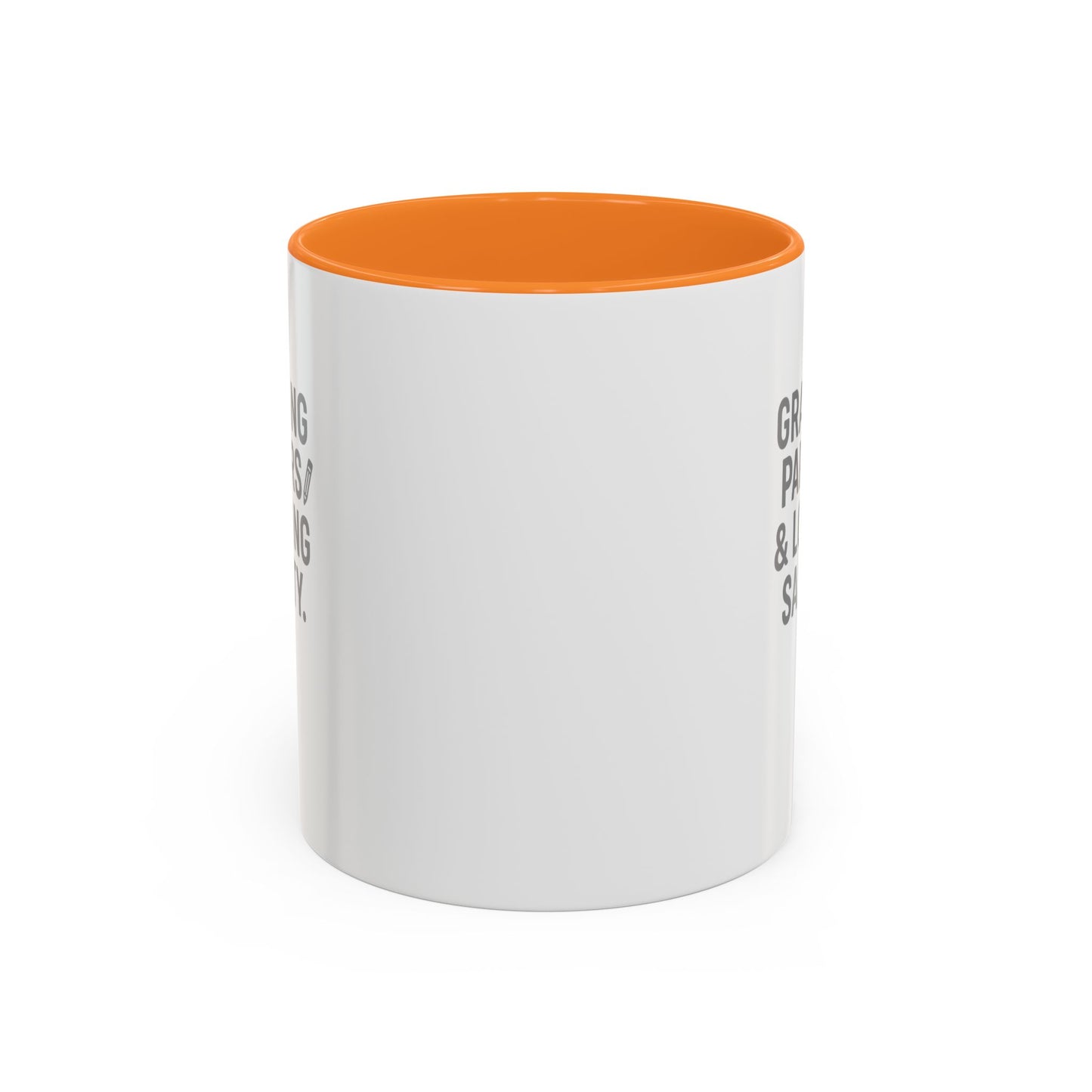 colorful grading papers & losing sanity mug – perfect gift for teachers. teachers with attitude.