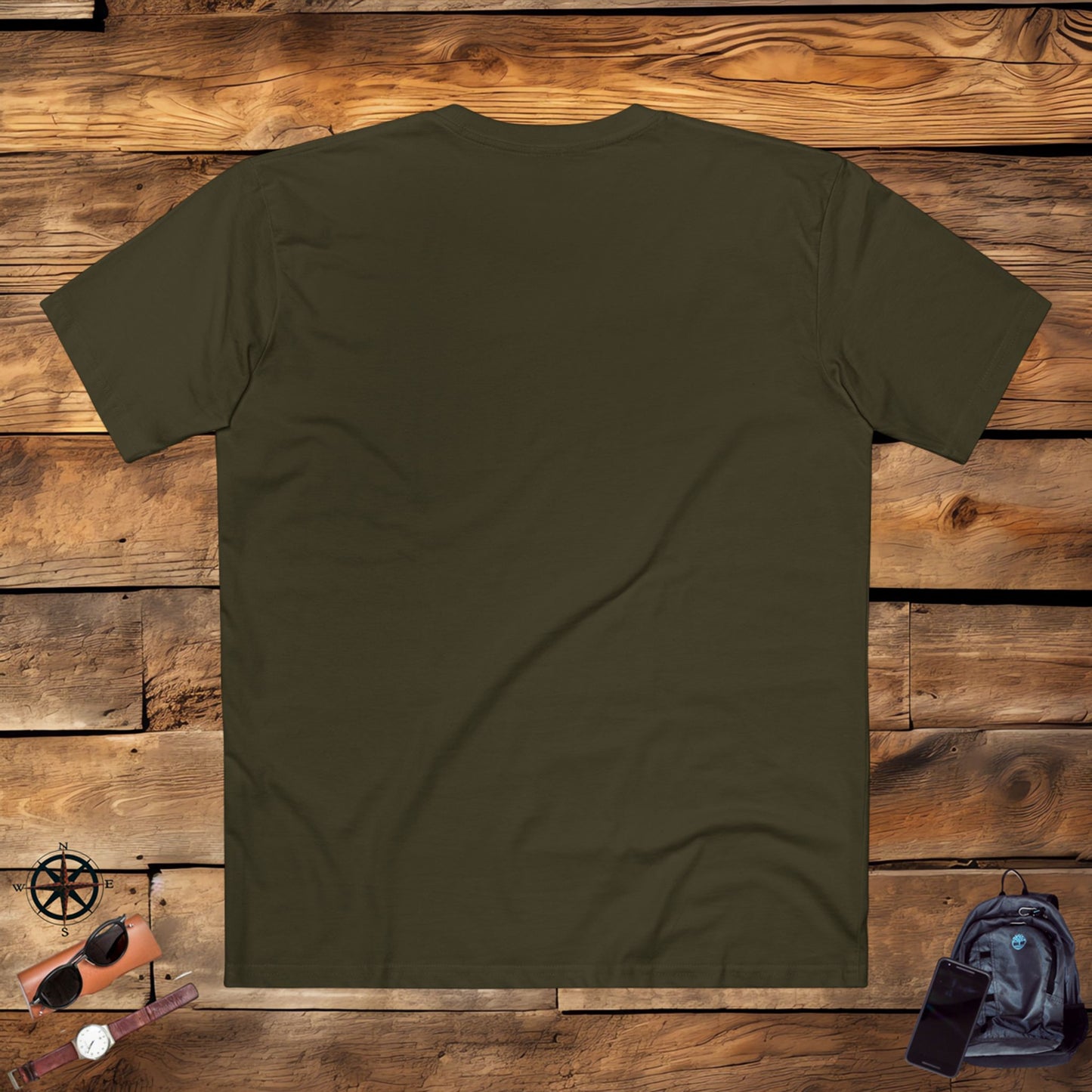adult staple tee - stay strong - simple motivation design
