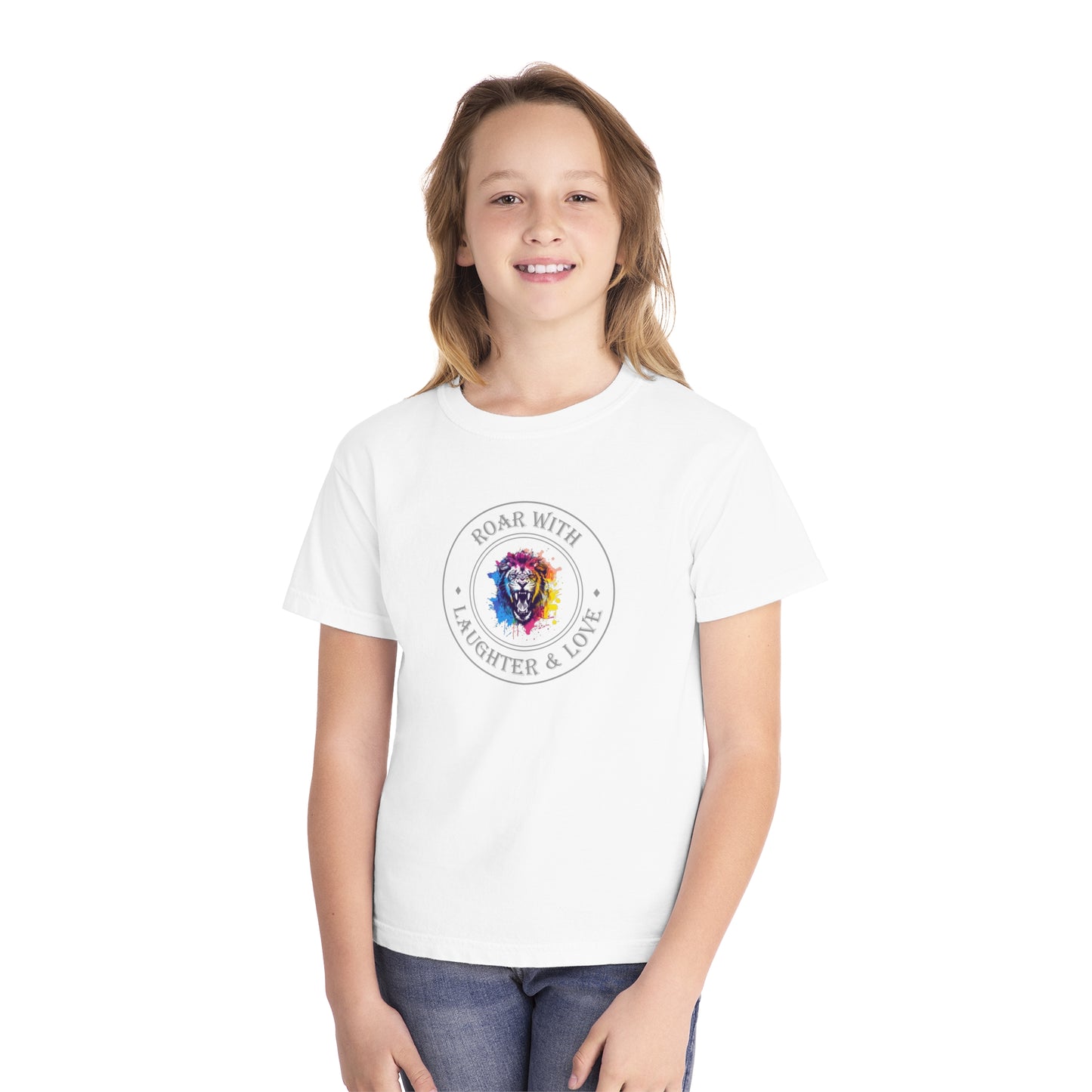youth t-shirt - lion roar (2)