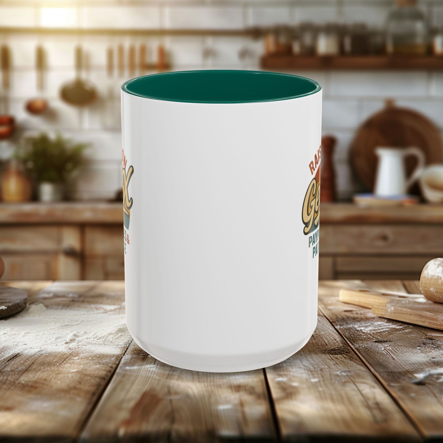 colorful 'raised on gen x' mug - perfect gift for nostalgic coffee lovers
