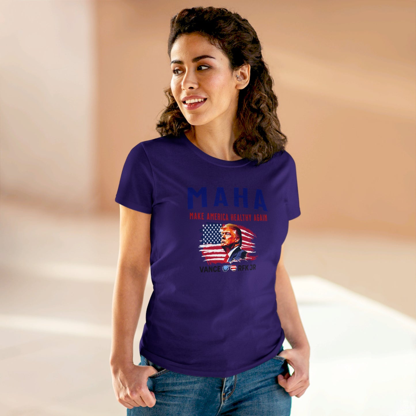 women's t-shirt - make america healthy again (maha)