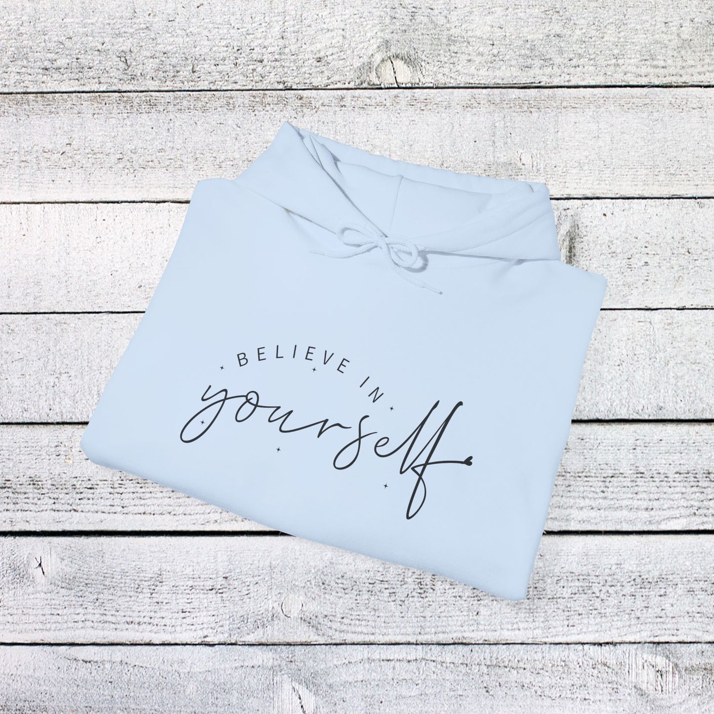 unisex heavy blend™ hooded sweatshirt - believe in yourself - classic self-esteem booster