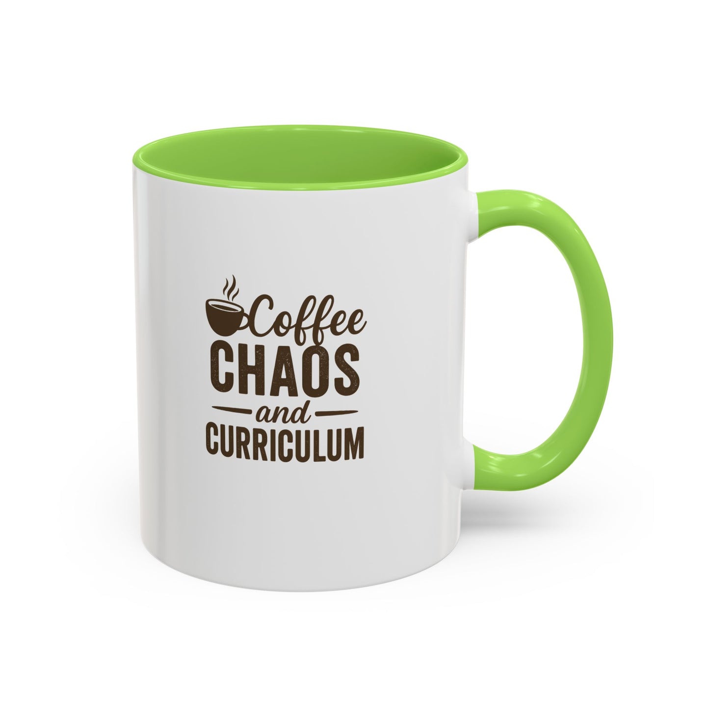 colorful coffee mug - perfect for teachers | teachers with attitude | coffee chaos and curriculum