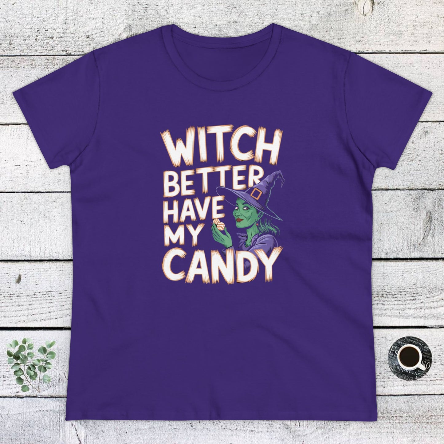women's t-shirt, women's tee, women's halloween, funny gift, witch!