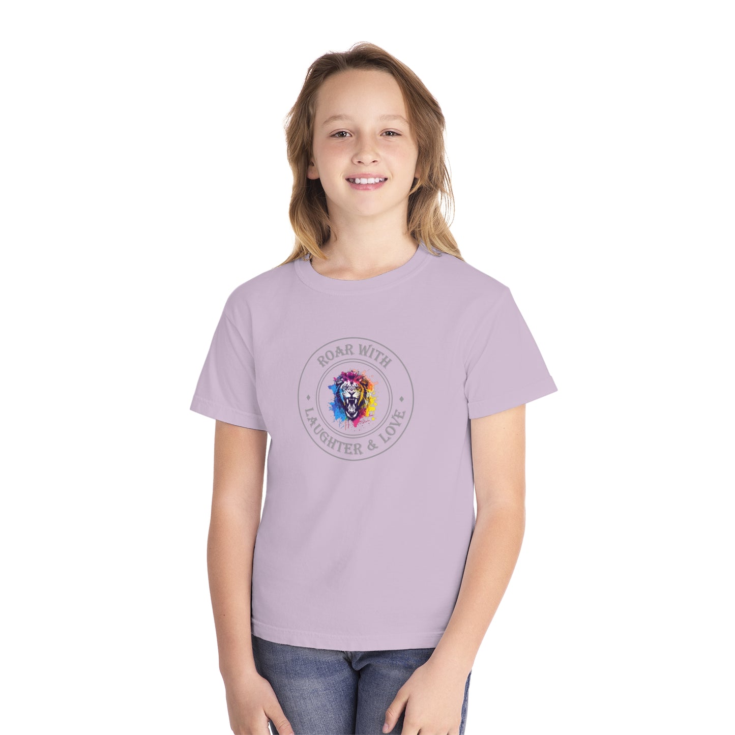 youth t-shirt - lion roar (2)