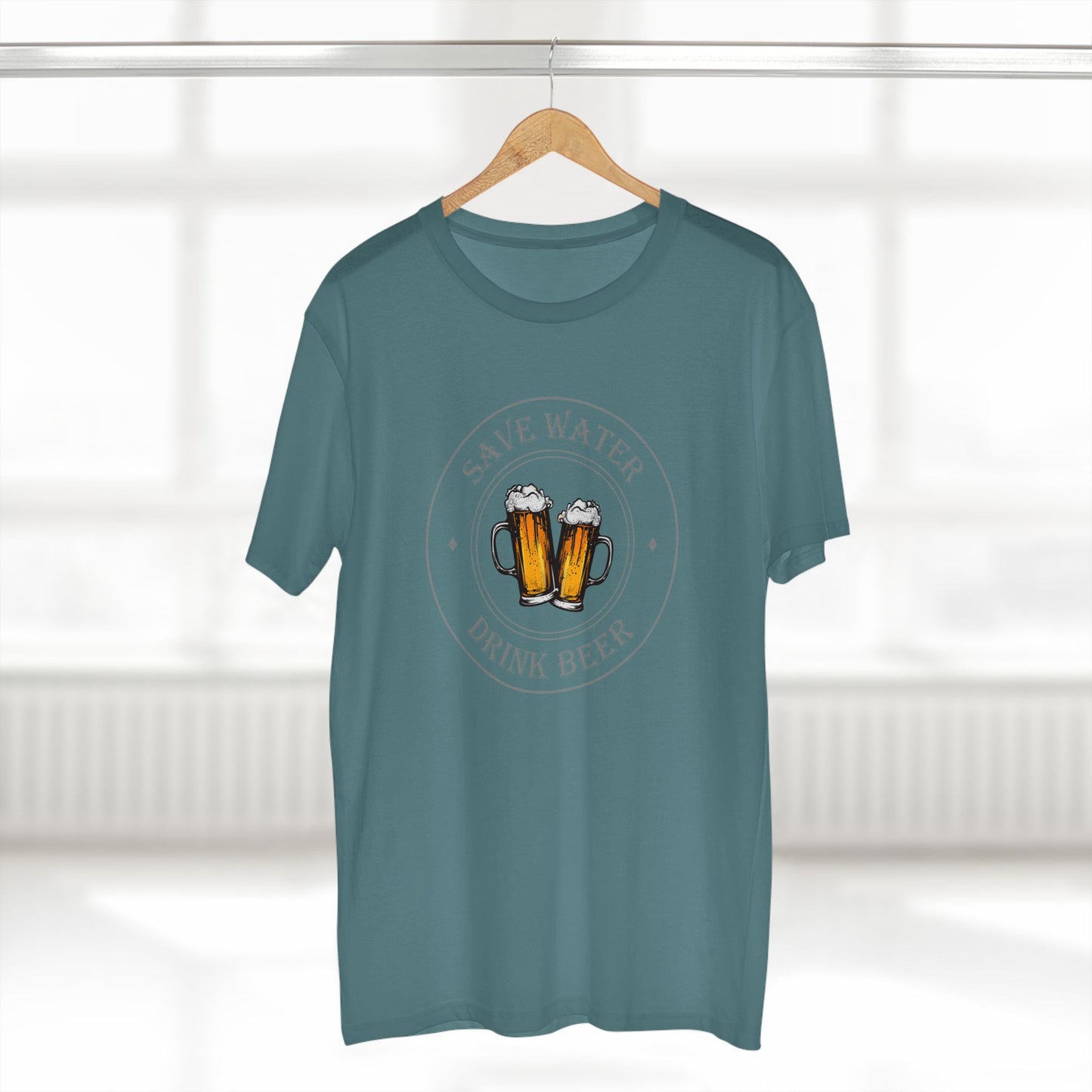 mens t-shirt - drink beer
