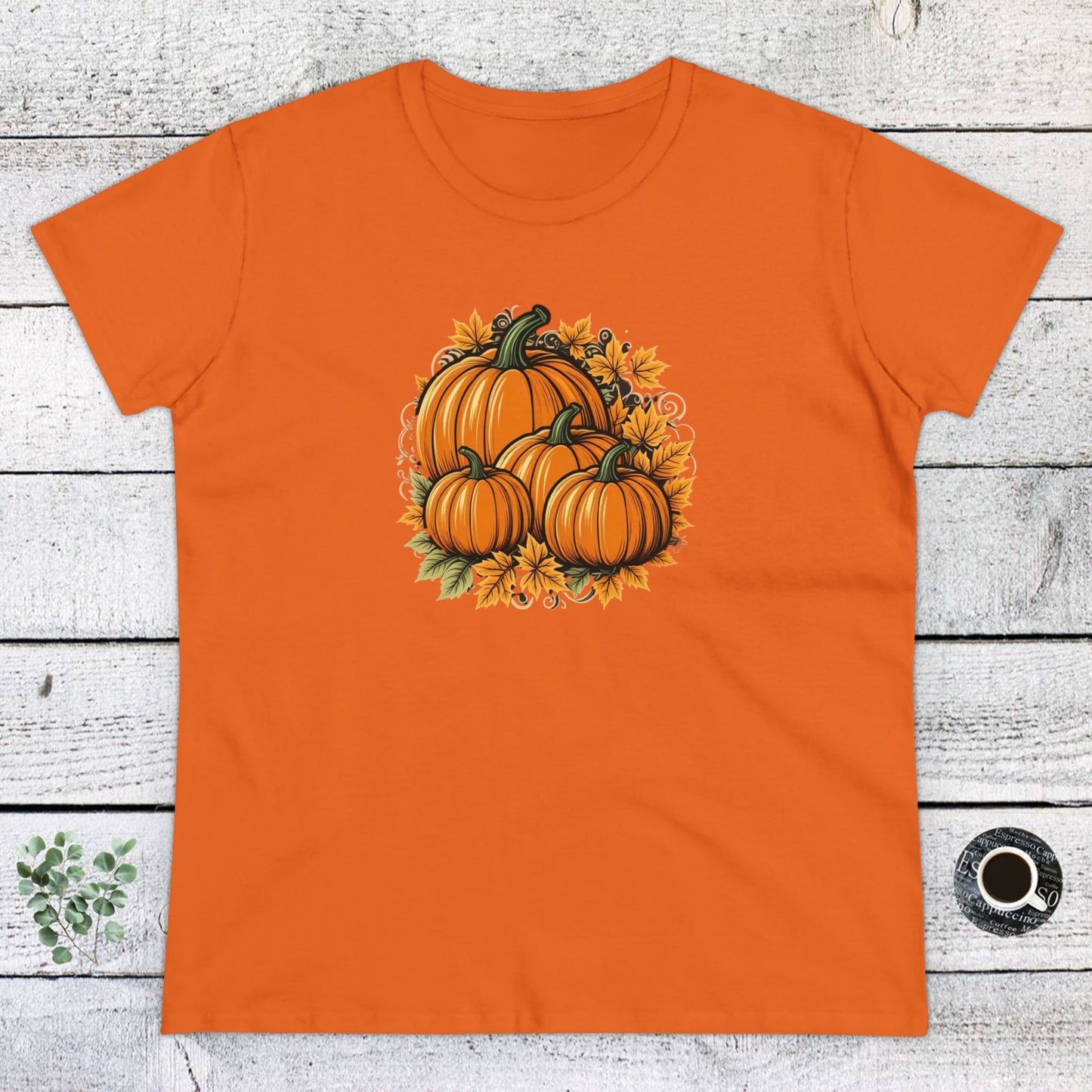 womens t-shirt - pumpkins