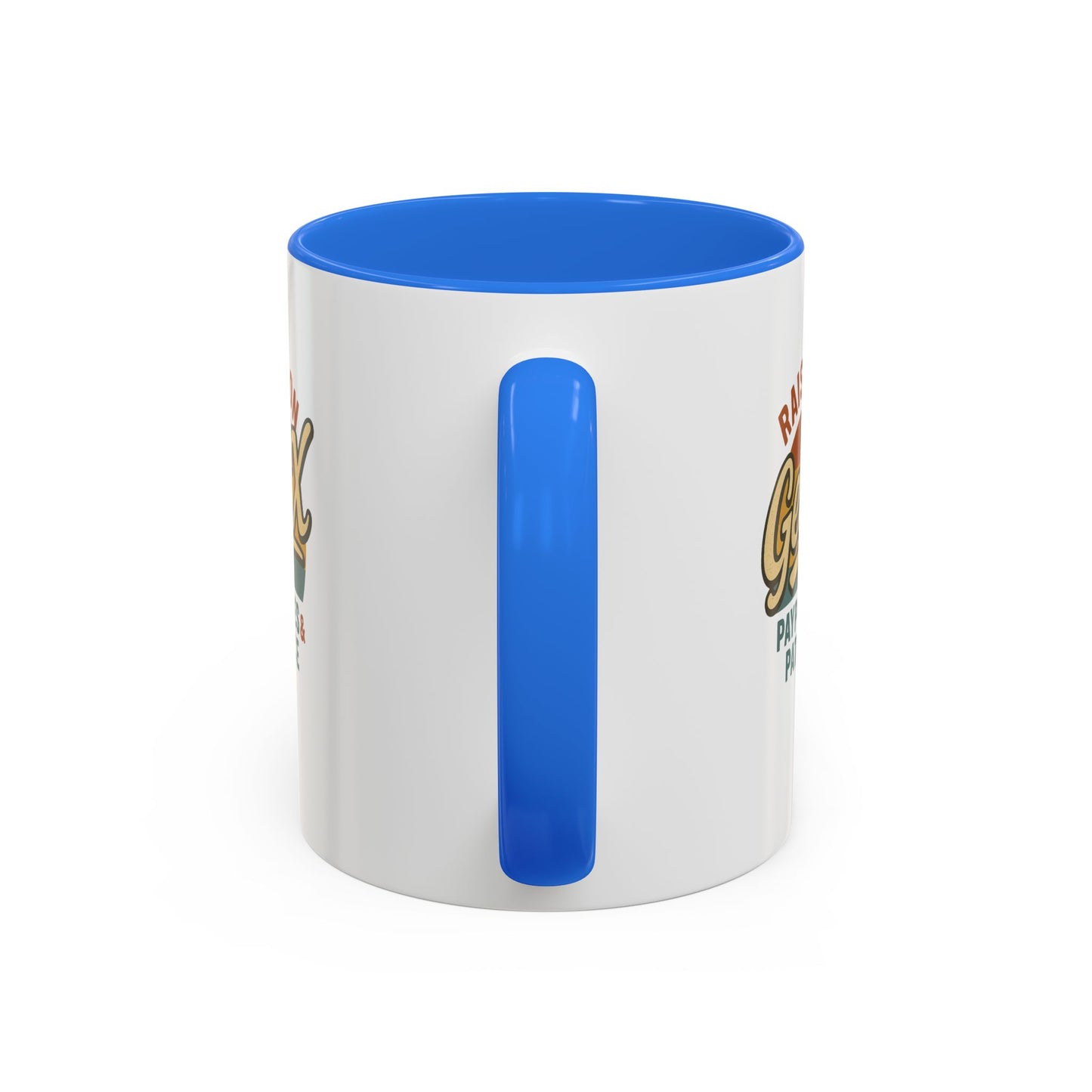 colorful 'raised on gen x' mug - perfect gift for nostalgic coffee lovers