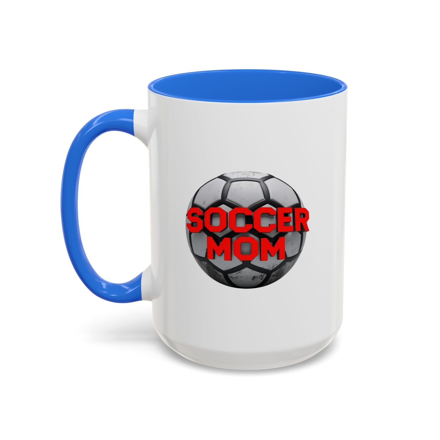 colorful soccer mom mug - perfect gift for sports enthusiasts