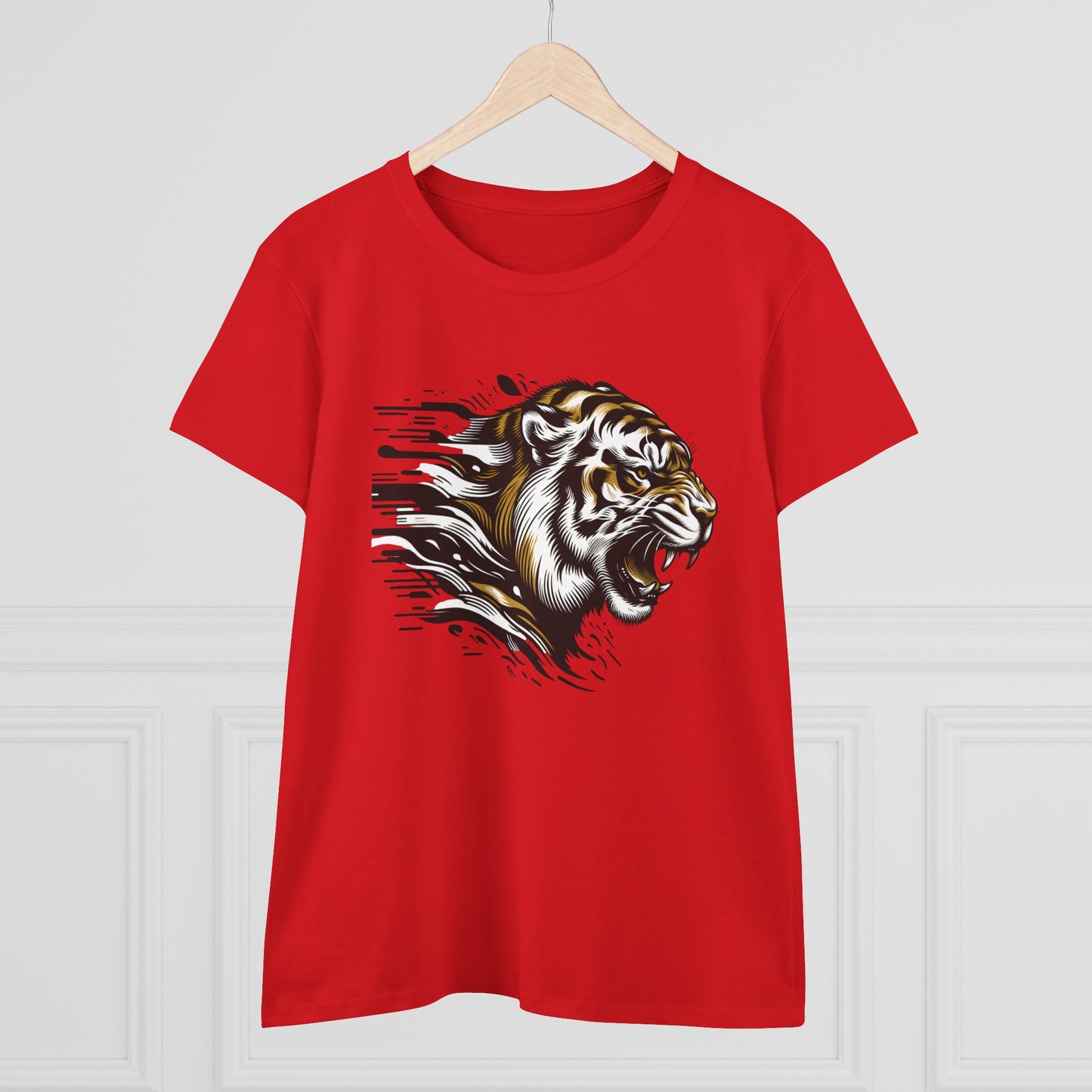 fierce tiger graphic cotton tee