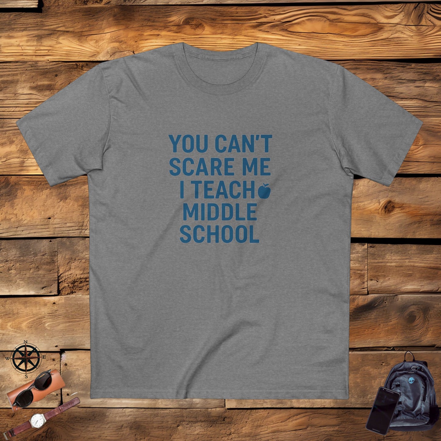 men's stable tee: fearless teacher edition. teachers with attitude.