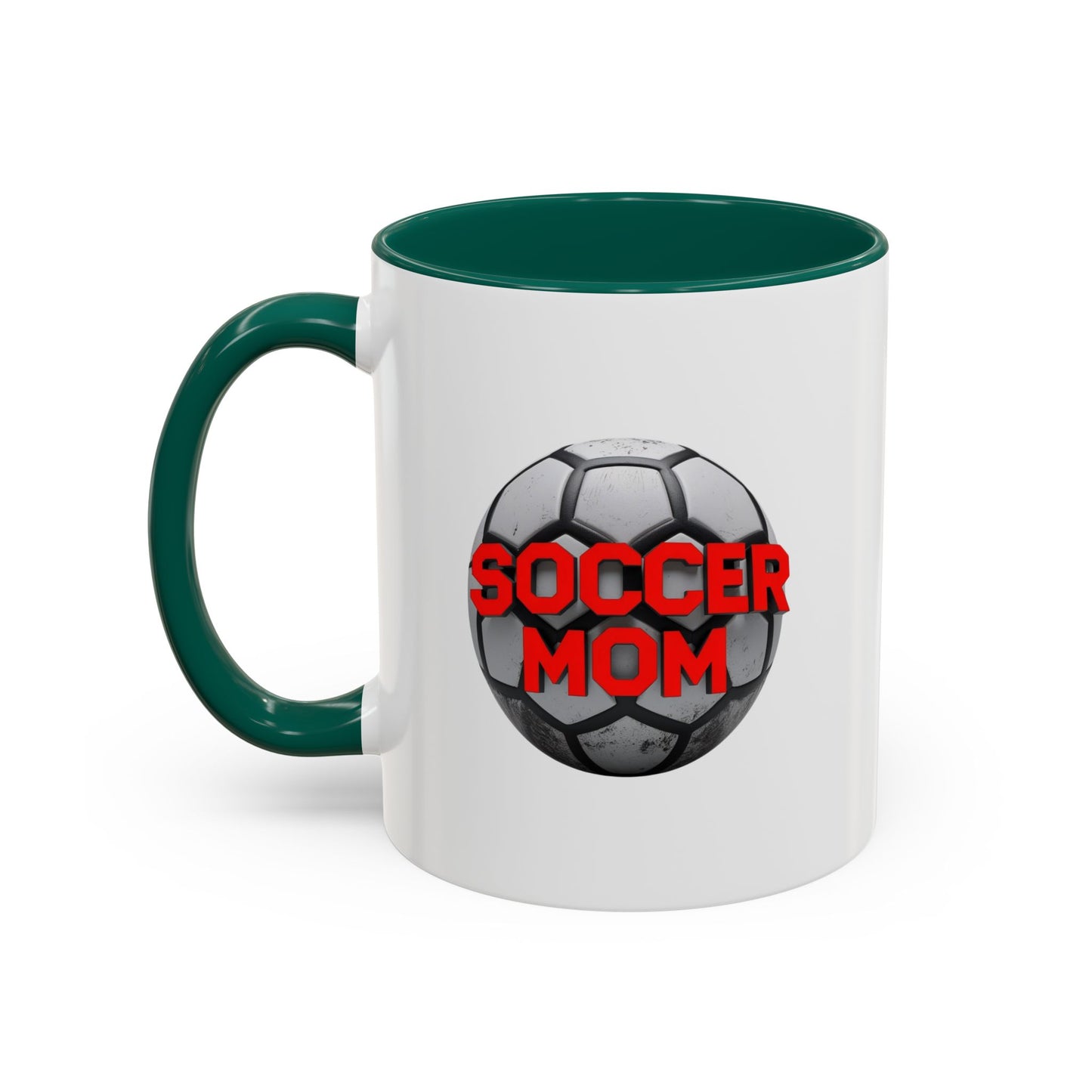 colorful soccer mom mug - perfect gift for sports enthusiasts
