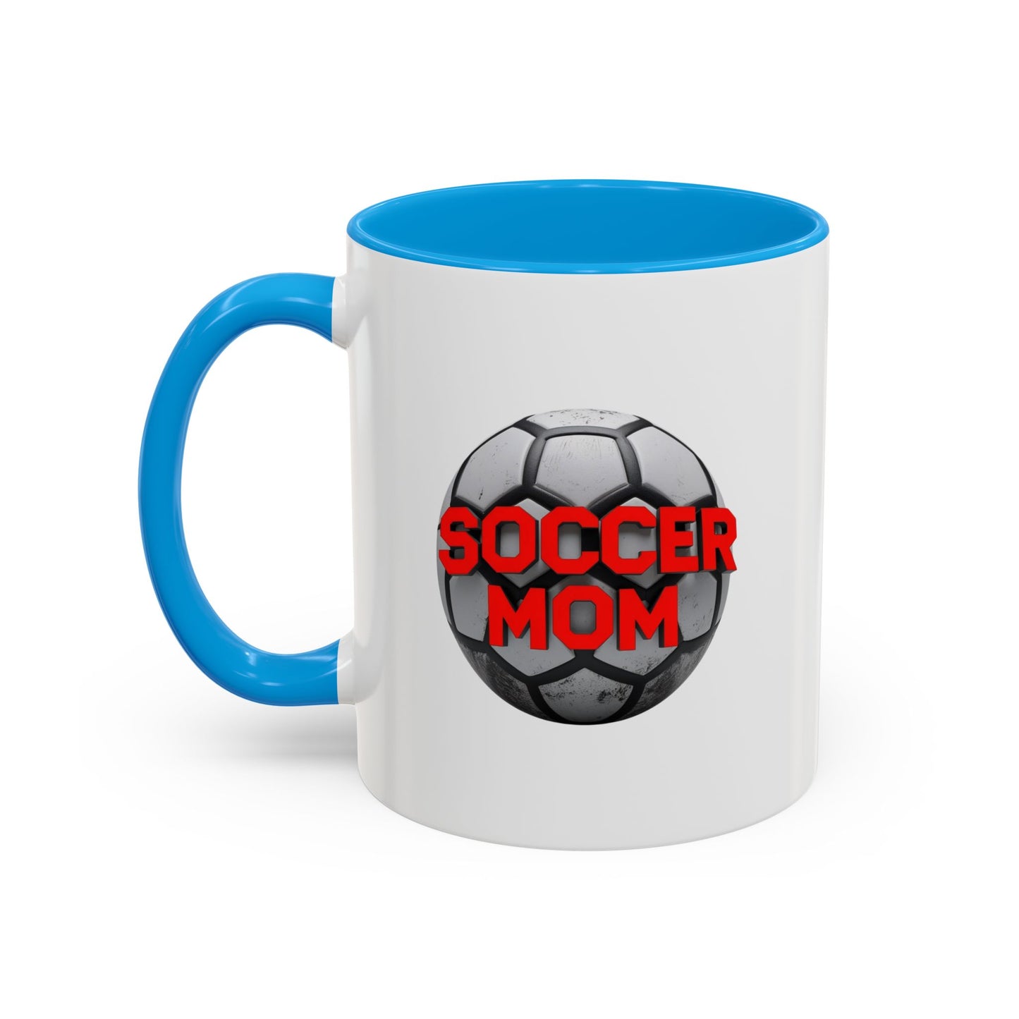 colorful soccer mom mug - perfect gift for sports enthusiasts