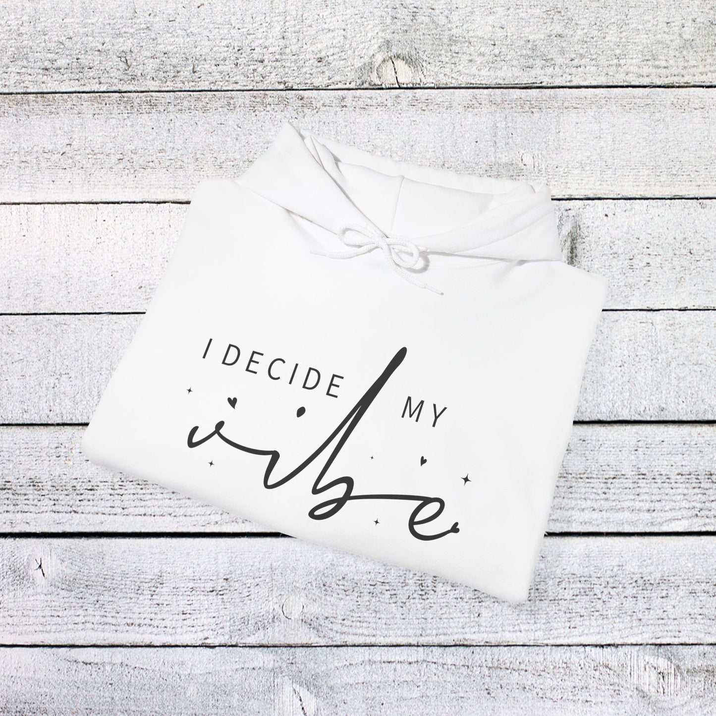 unisex heavy blend™ hooded sweatshirt - i decide my vibe - confidence & control quote