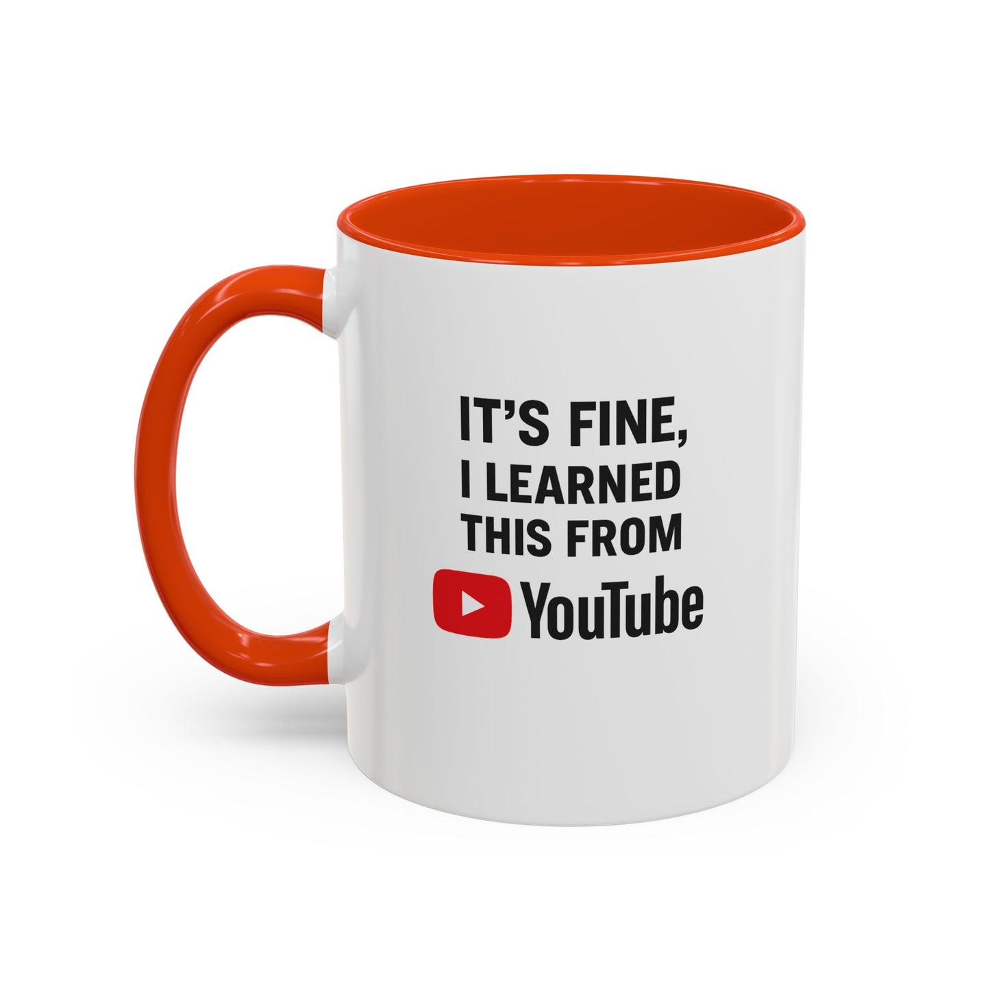 unique colorful mug - perfect for youtube lovers