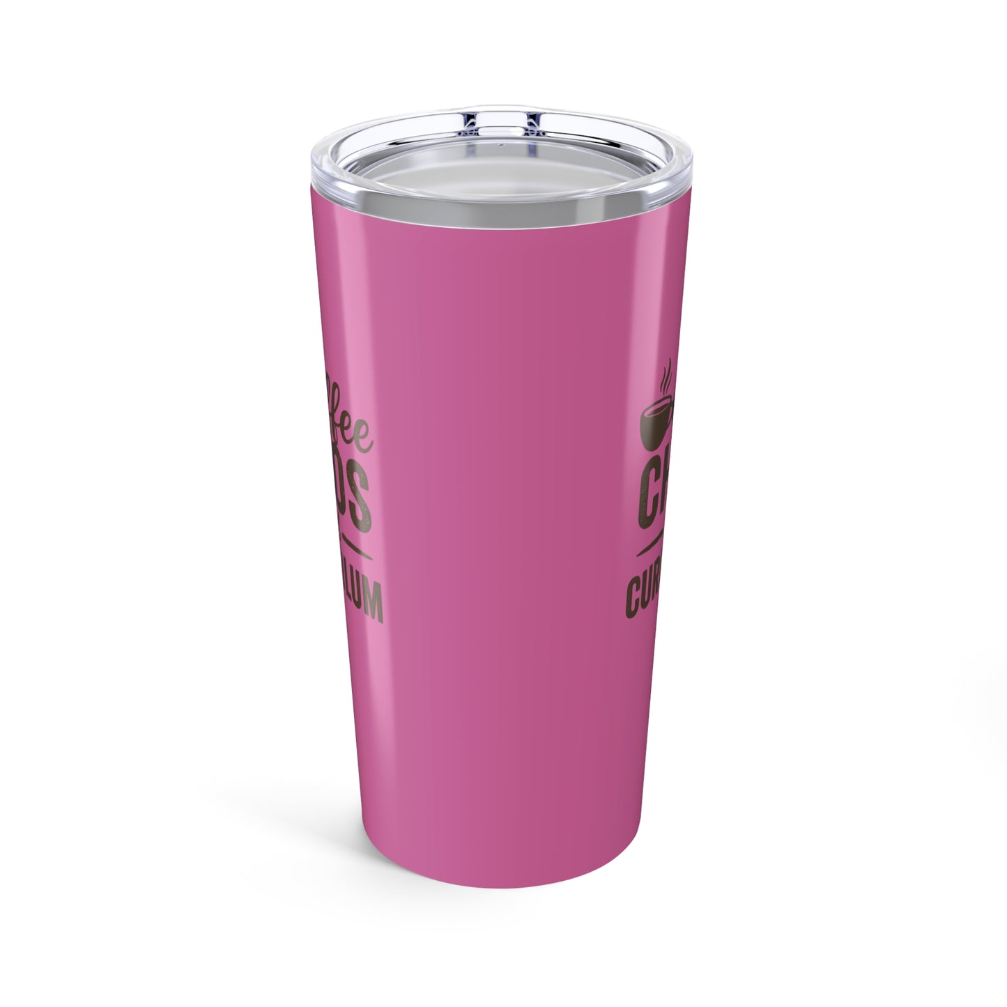 coffee chaos and curriculum tumbler - teachers with attitude. perfect for educators.
