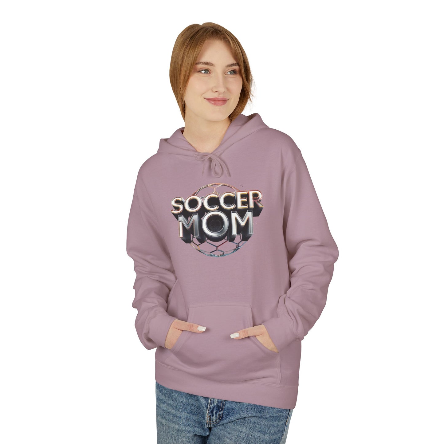 trendy unisex softstyle hoodie - perfect for soccer moms