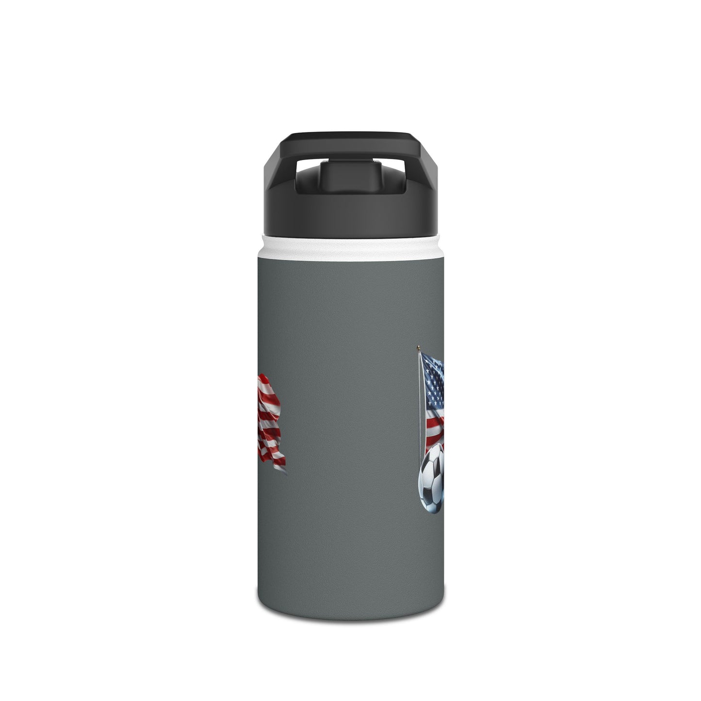 usa soccer inspired stainless steel water bottle - durable & eco-friendly