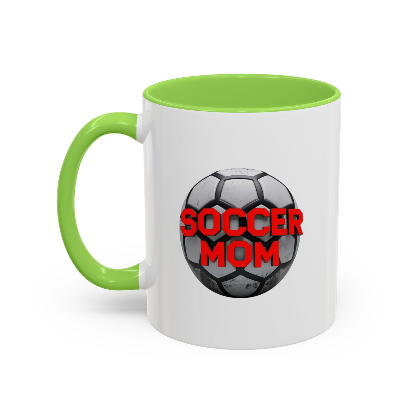 colorful soccer mom mug - perfect gift for sports enthusiasts