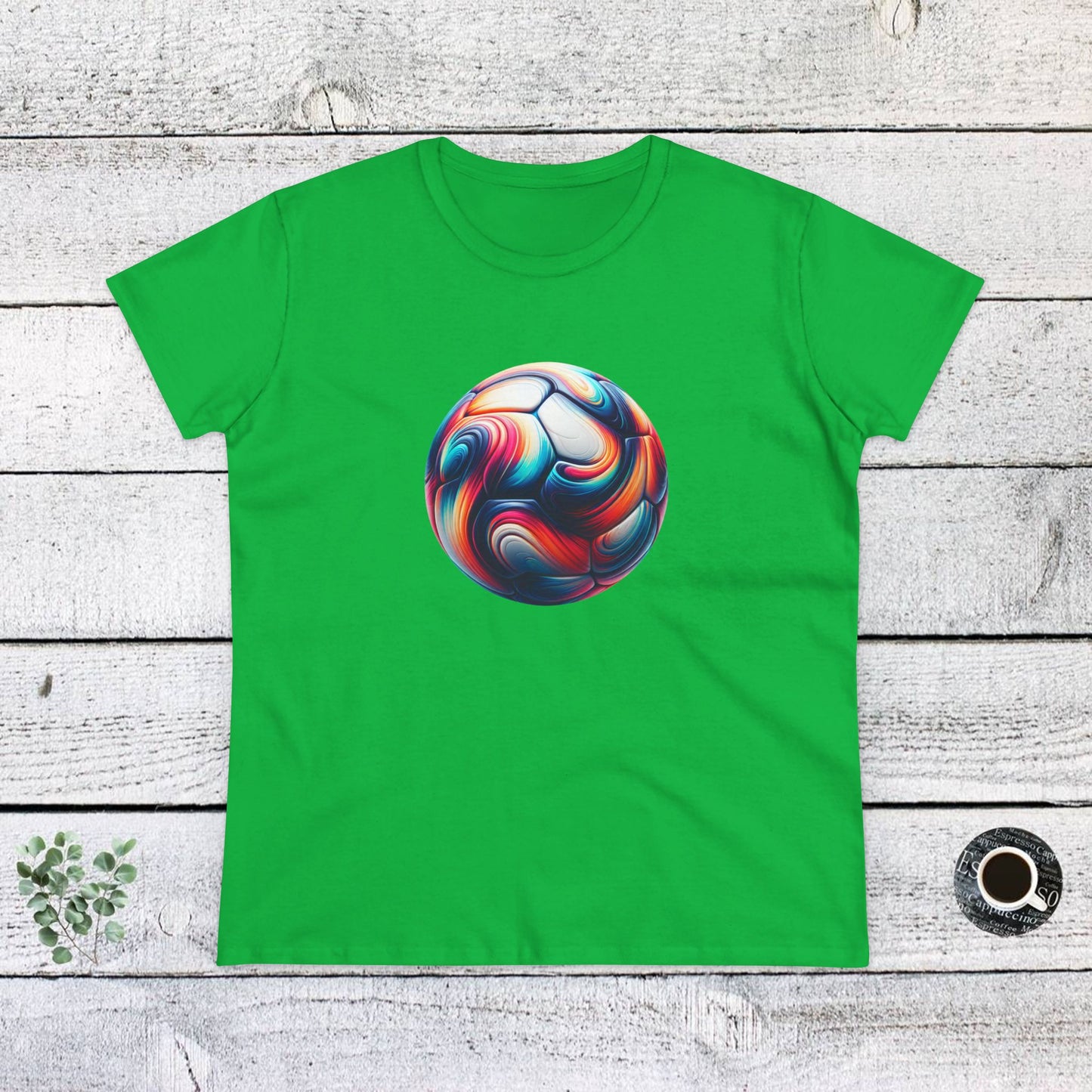 stylish women's cotton tee for sports enthusiasts