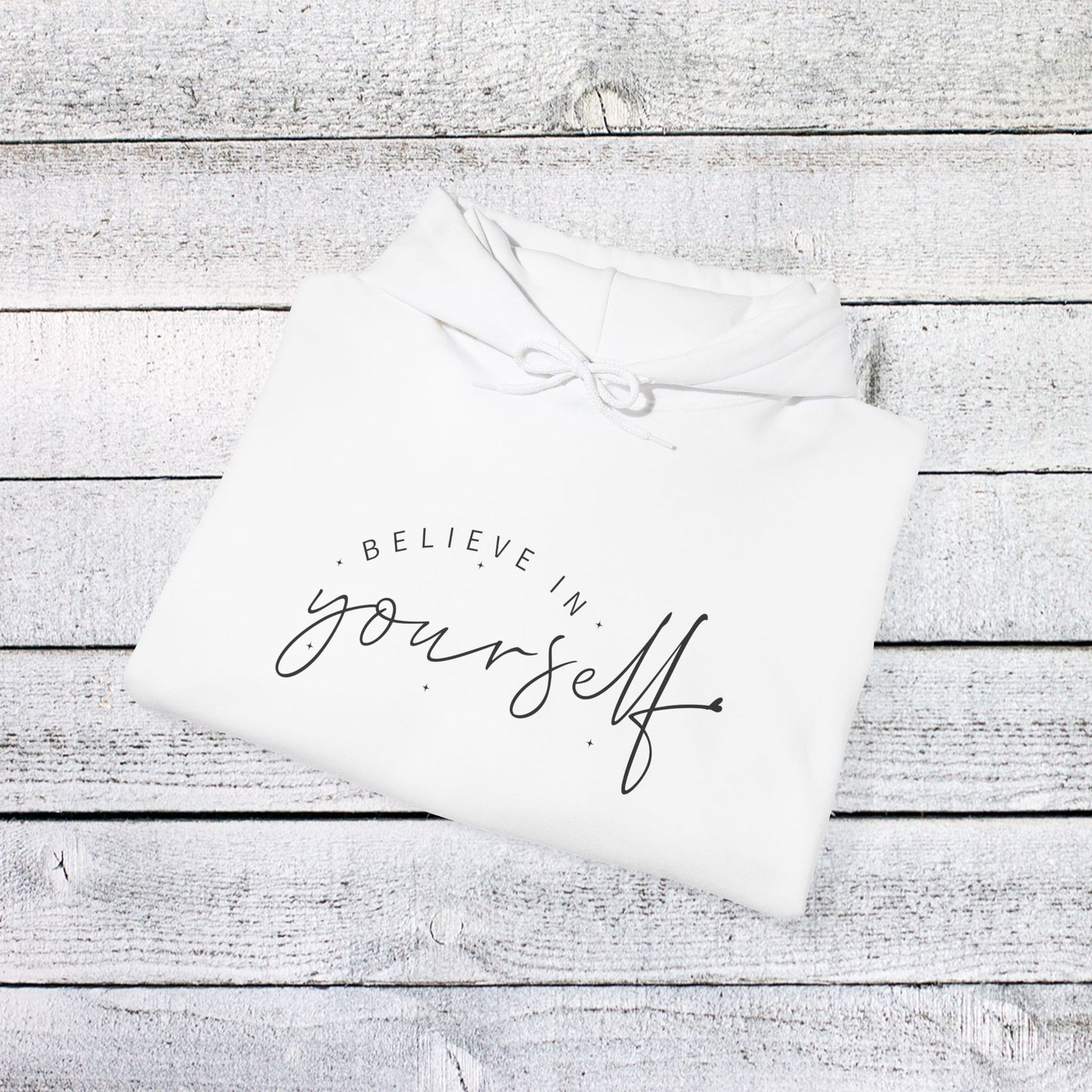 unisex heavy blend™ hooded sweatshirt - believe in yourself - classic self-esteem booster