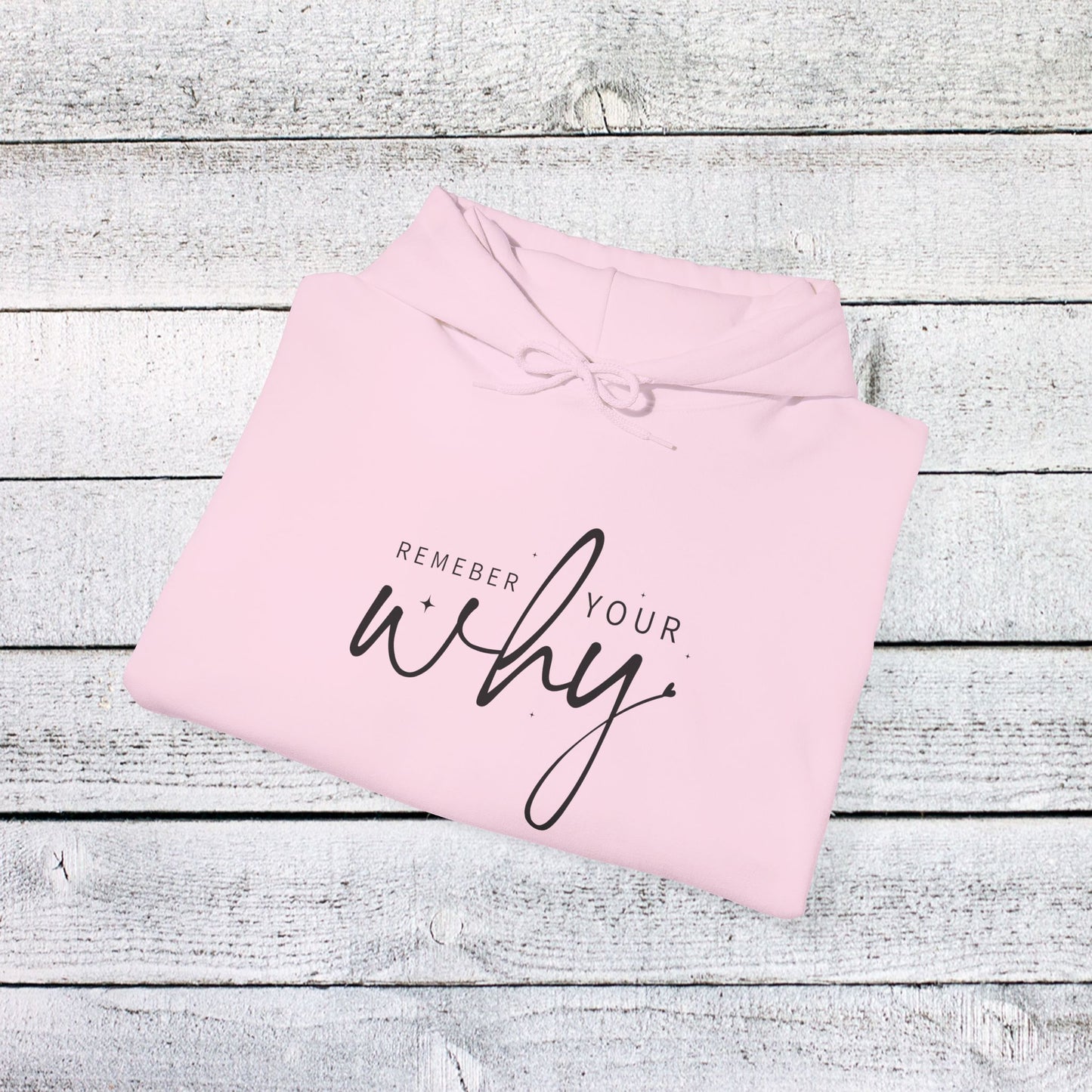 unisex heavy blend™ hooded sweatshirt - remember your why - purpose driven motivation