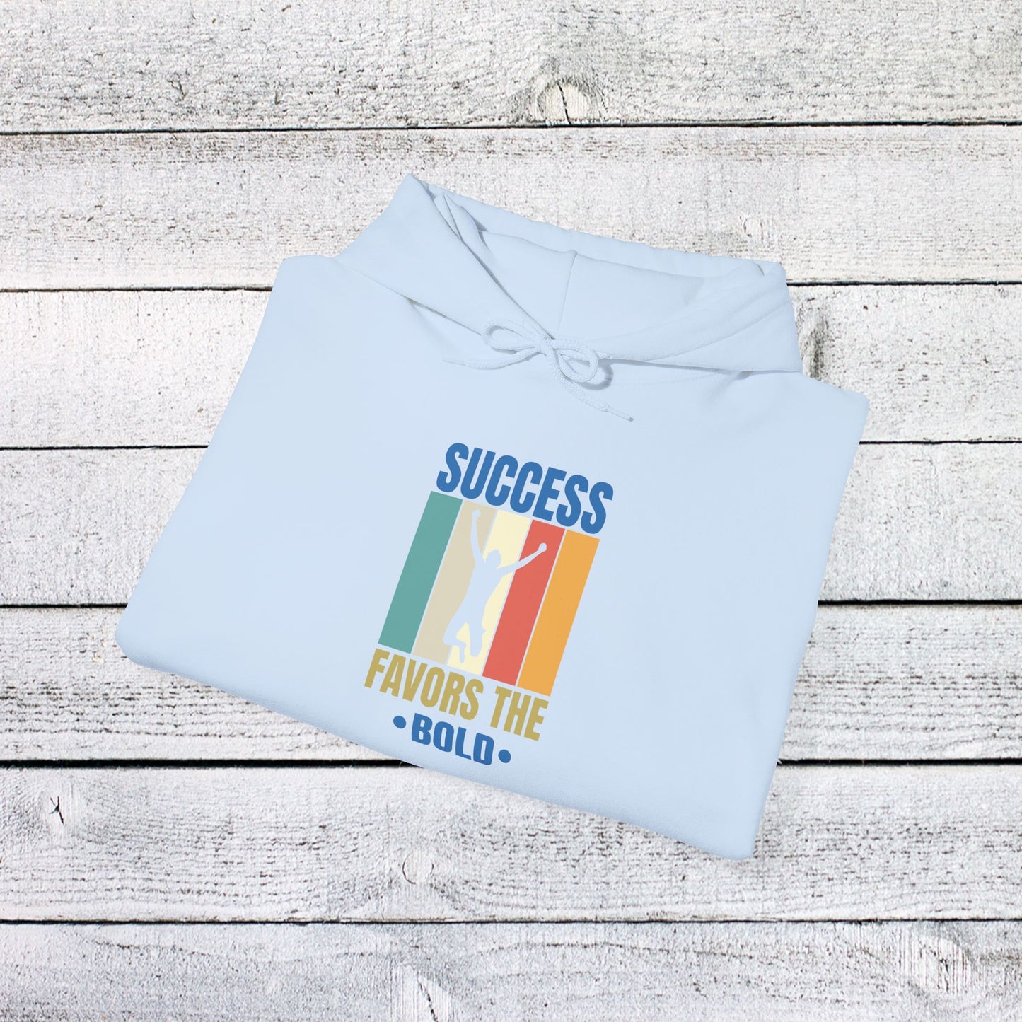 unisex heavy blend™ hooded sweatshirt - success favors the bold - risk and reward quote