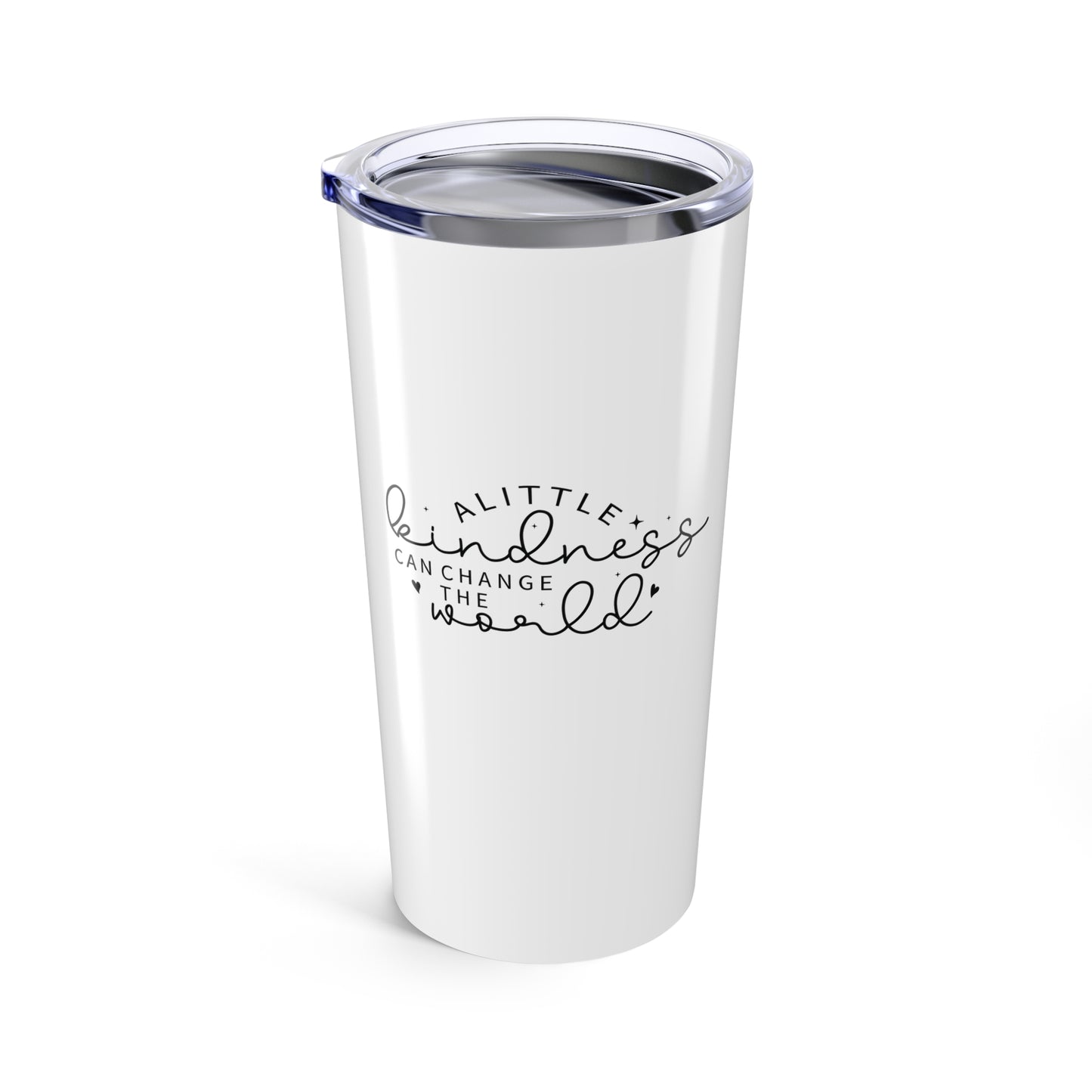 tumbler 20oz - a little kindness can change the world - positive quote