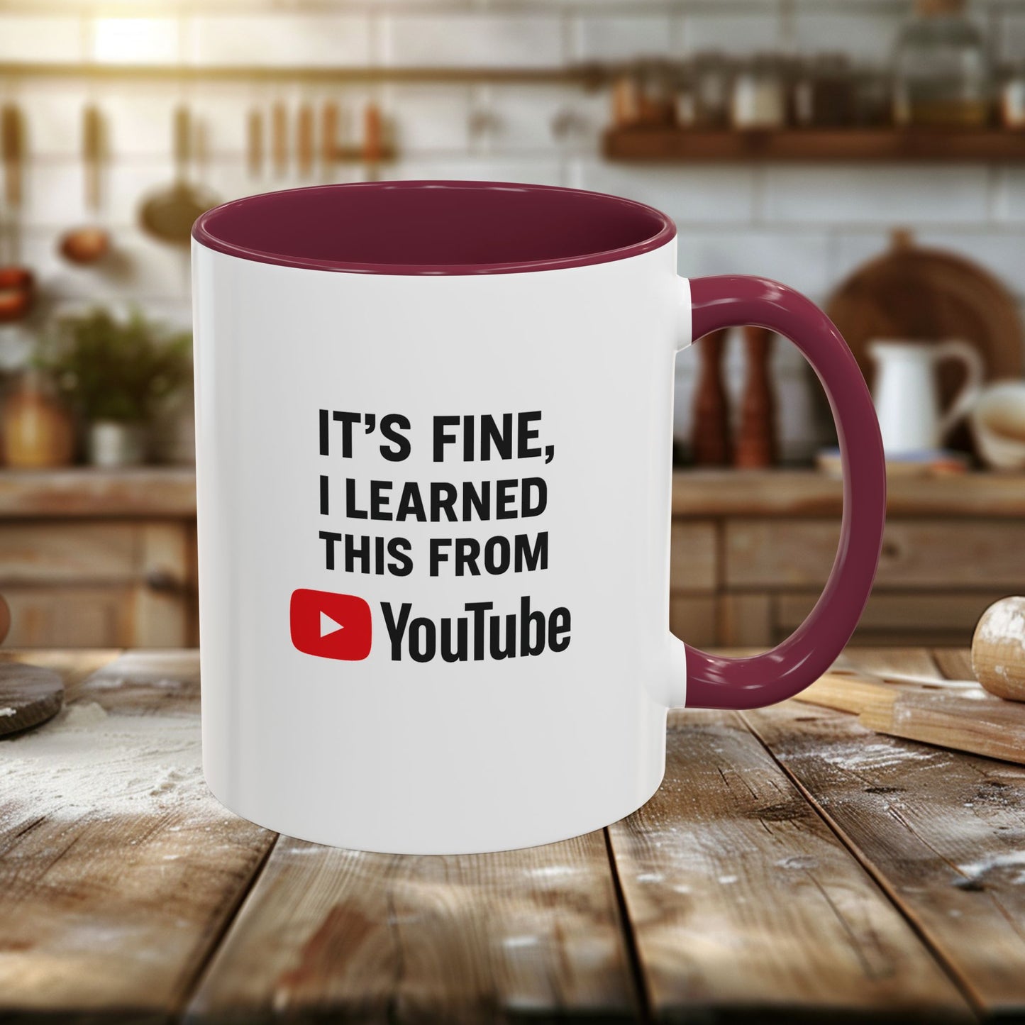 unique colorful mug - perfect for youtube lovers