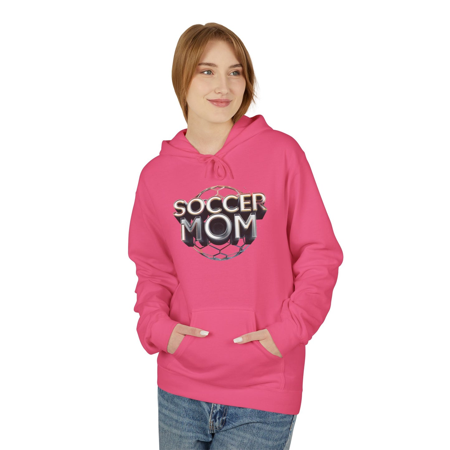 trendy unisex softstyle hoodie - perfect for soccer moms
