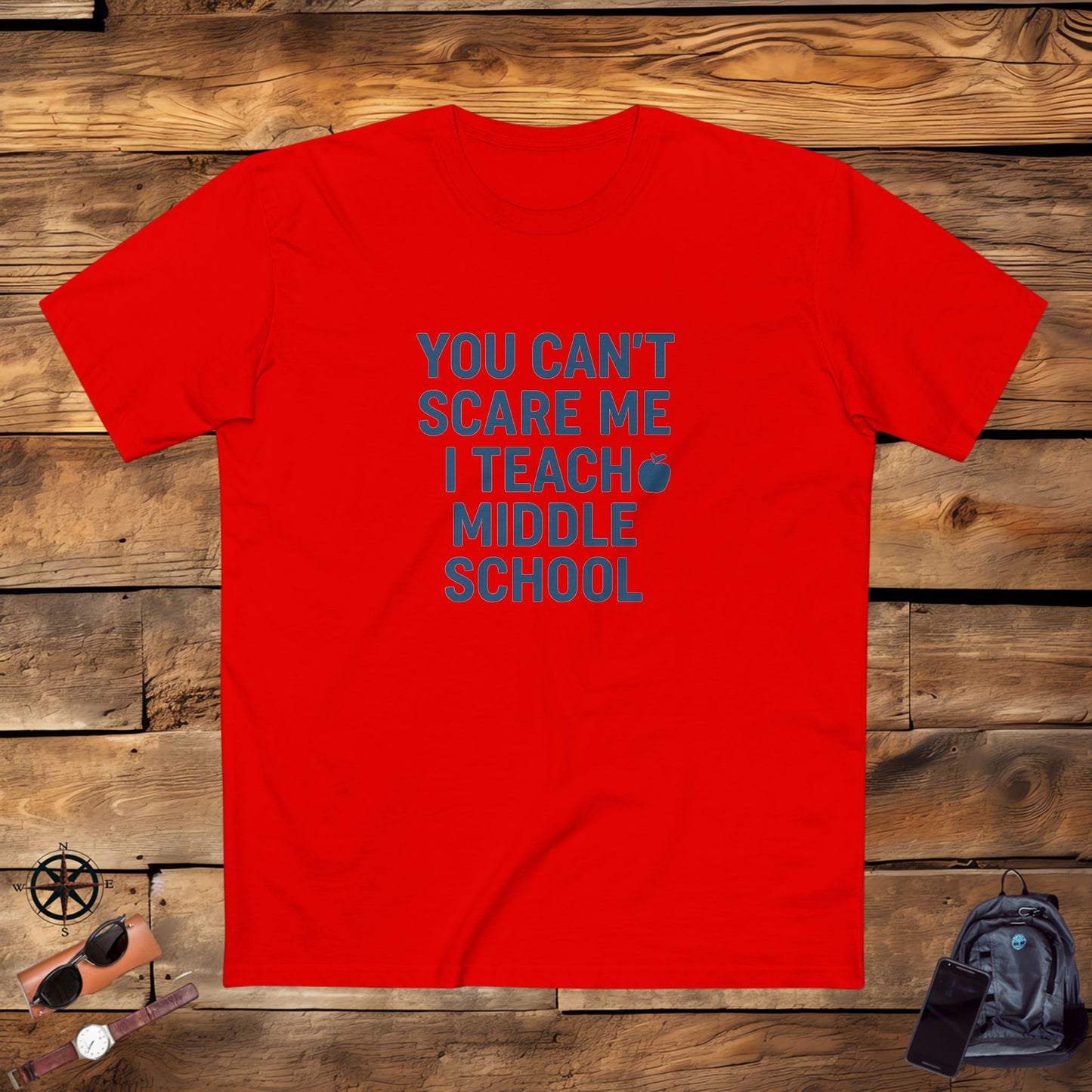 men's stable tee: fearless teacher edition. teachers with attitude.