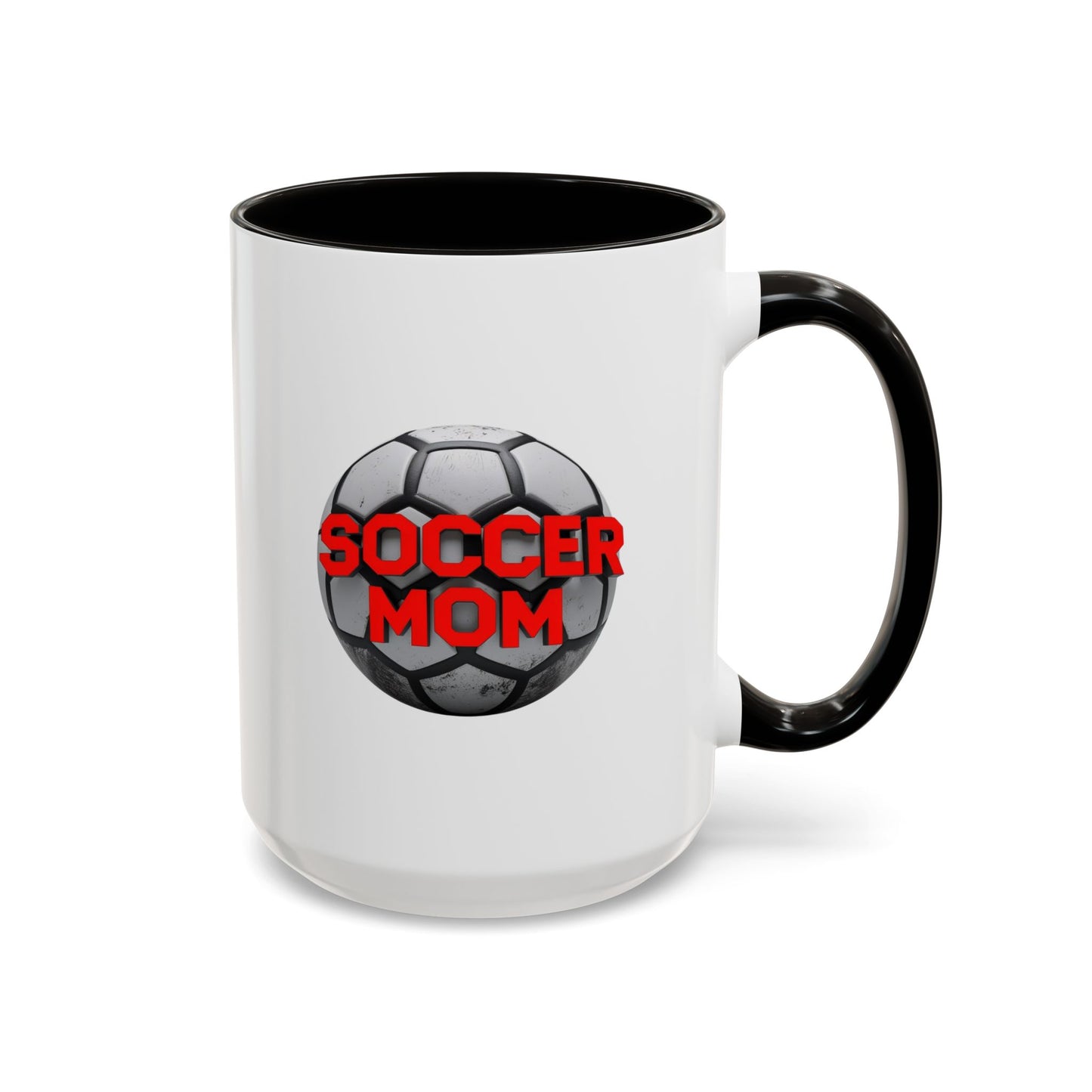 colorful soccer mom mug - perfect gift for sports enthusiasts