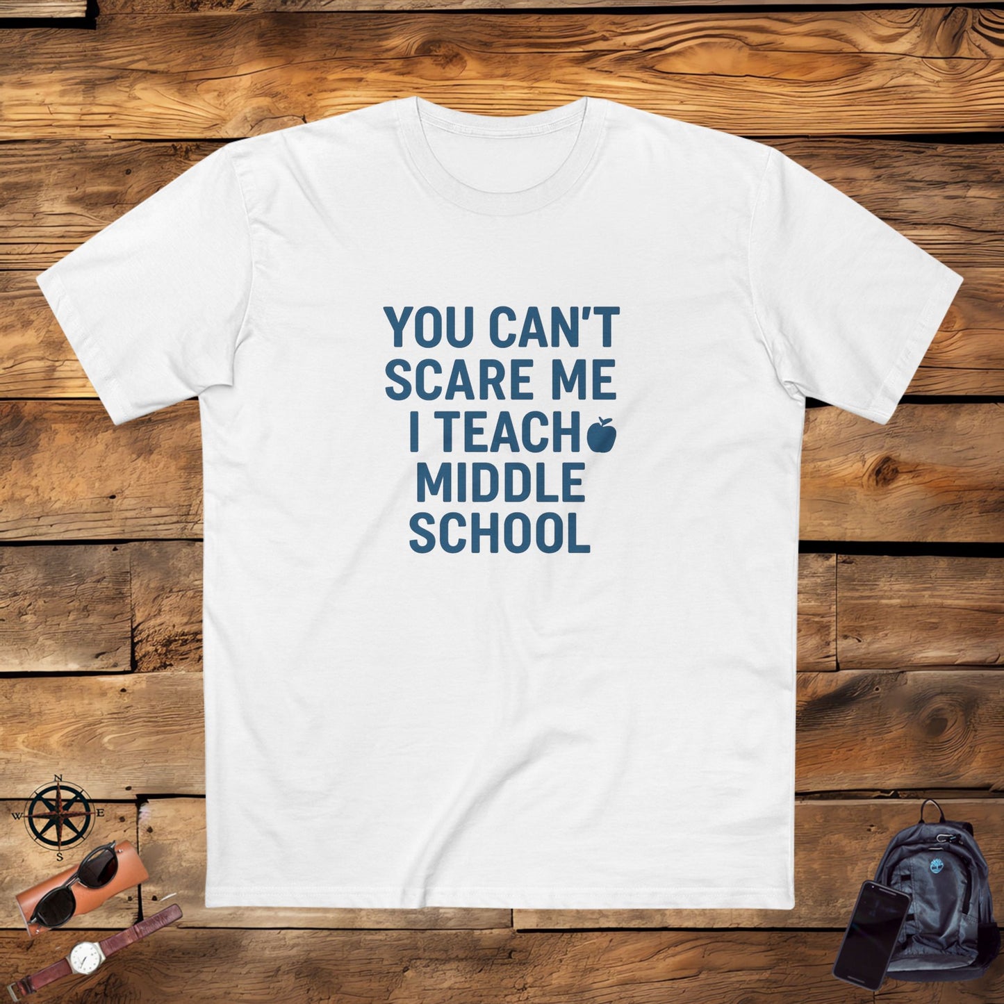men's stable tee: fearless teacher edition. teachers with attitude.