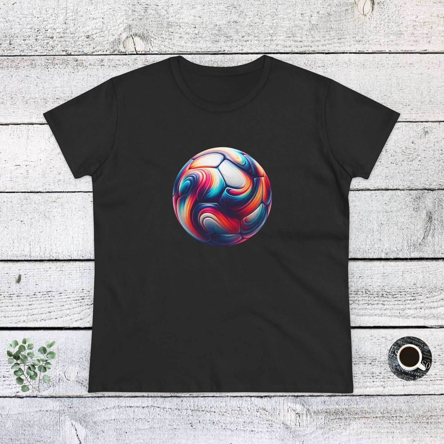 stylish women's cotton tee for sports enthusiasts