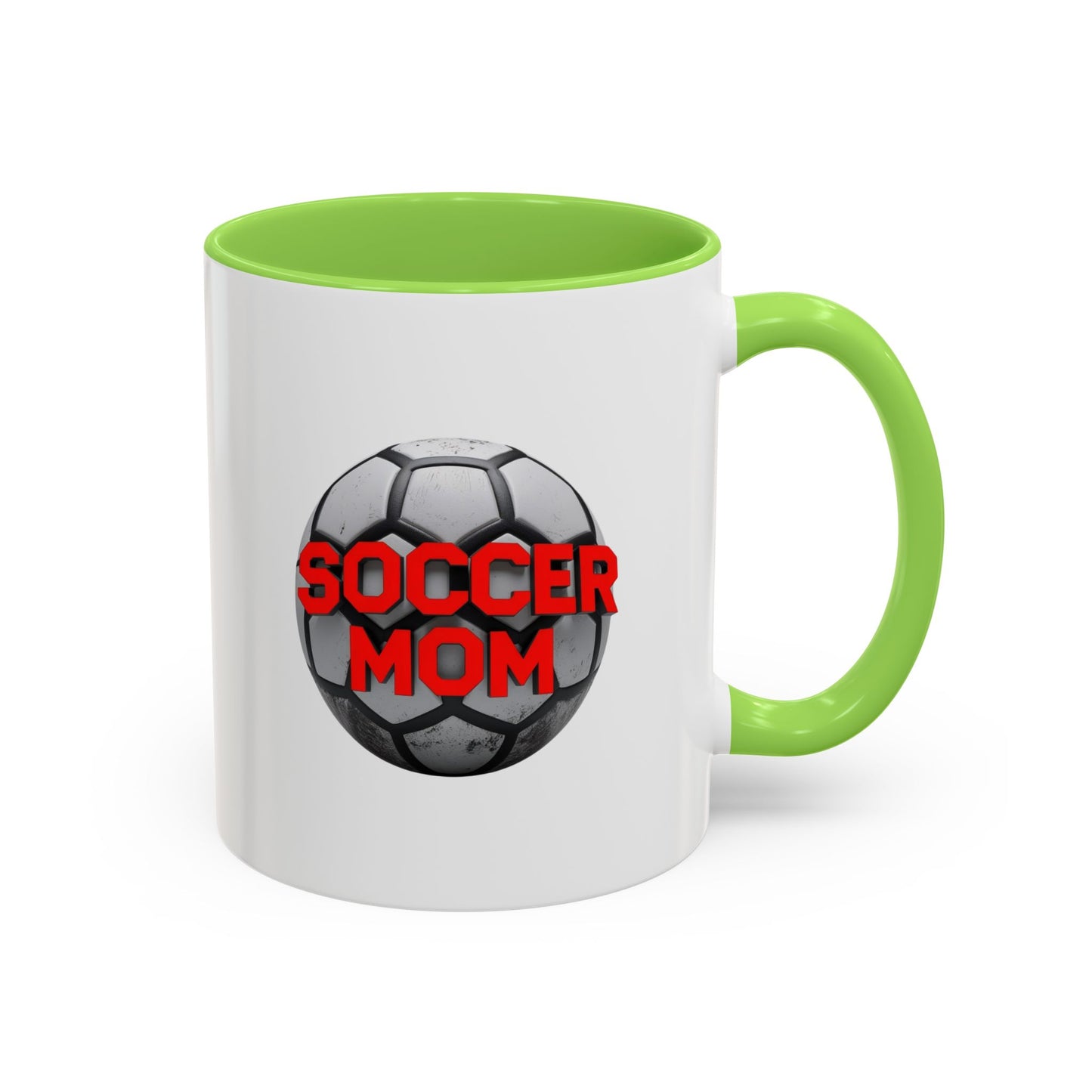colorful soccer mom mug - perfect gift for sports enthusiasts