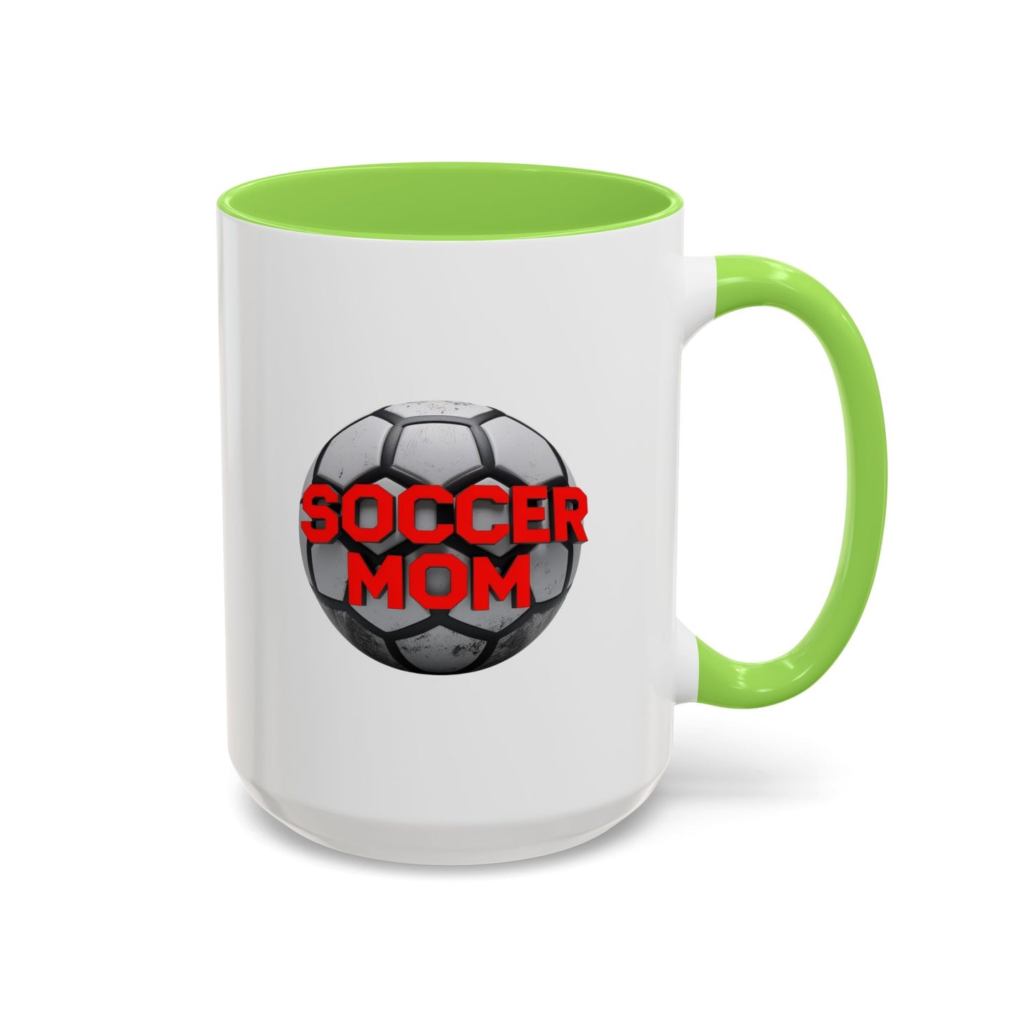 colorful soccer mom mug - perfect gift for sports enthusiasts