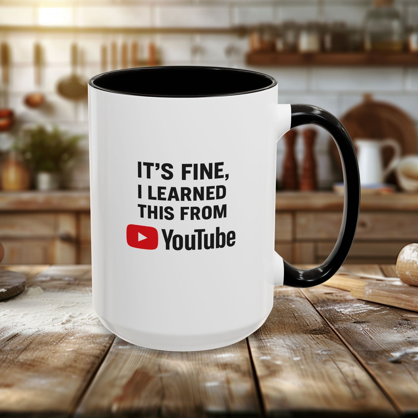unique colorful mug - perfect for youtube lovers