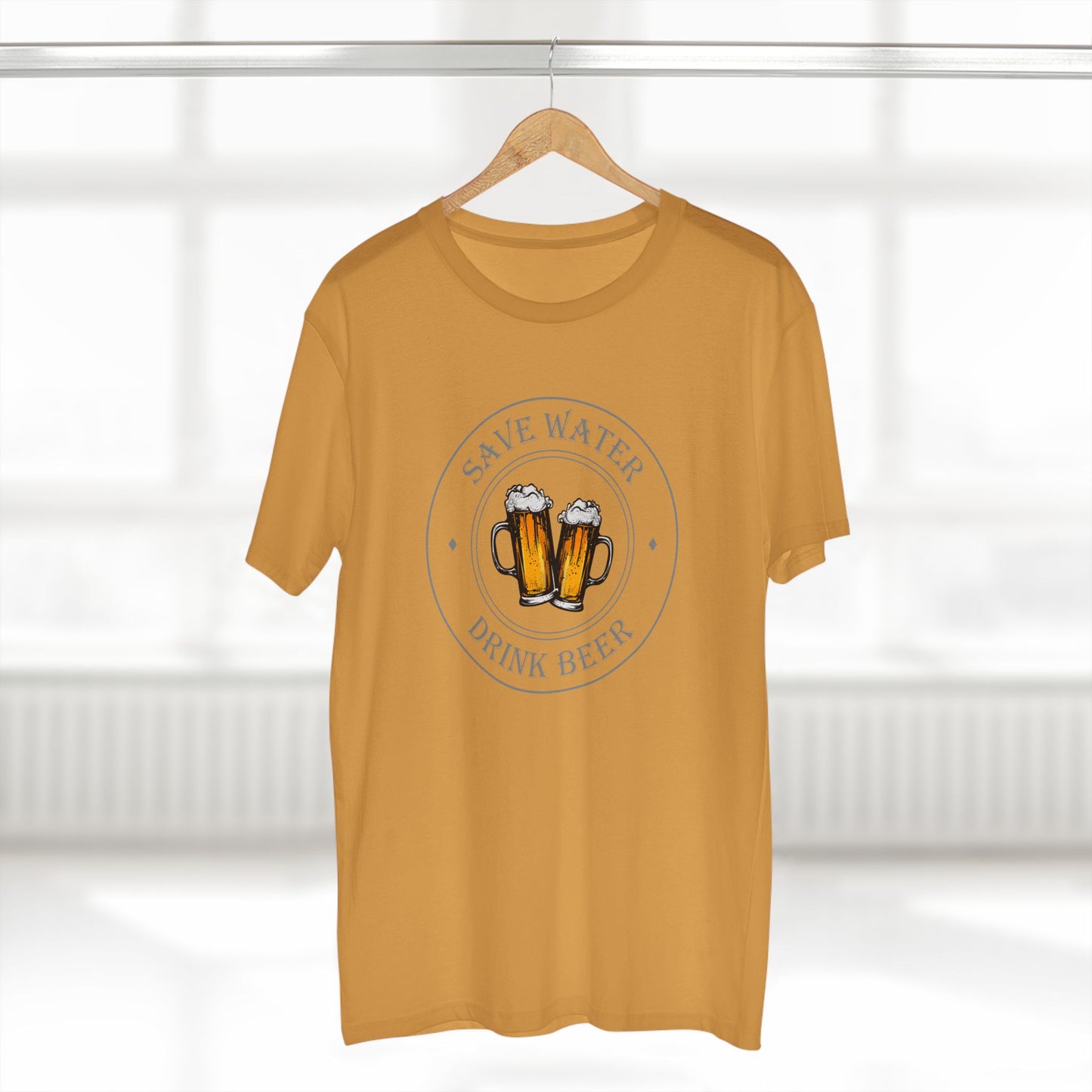 mens t-shirt - drink beer