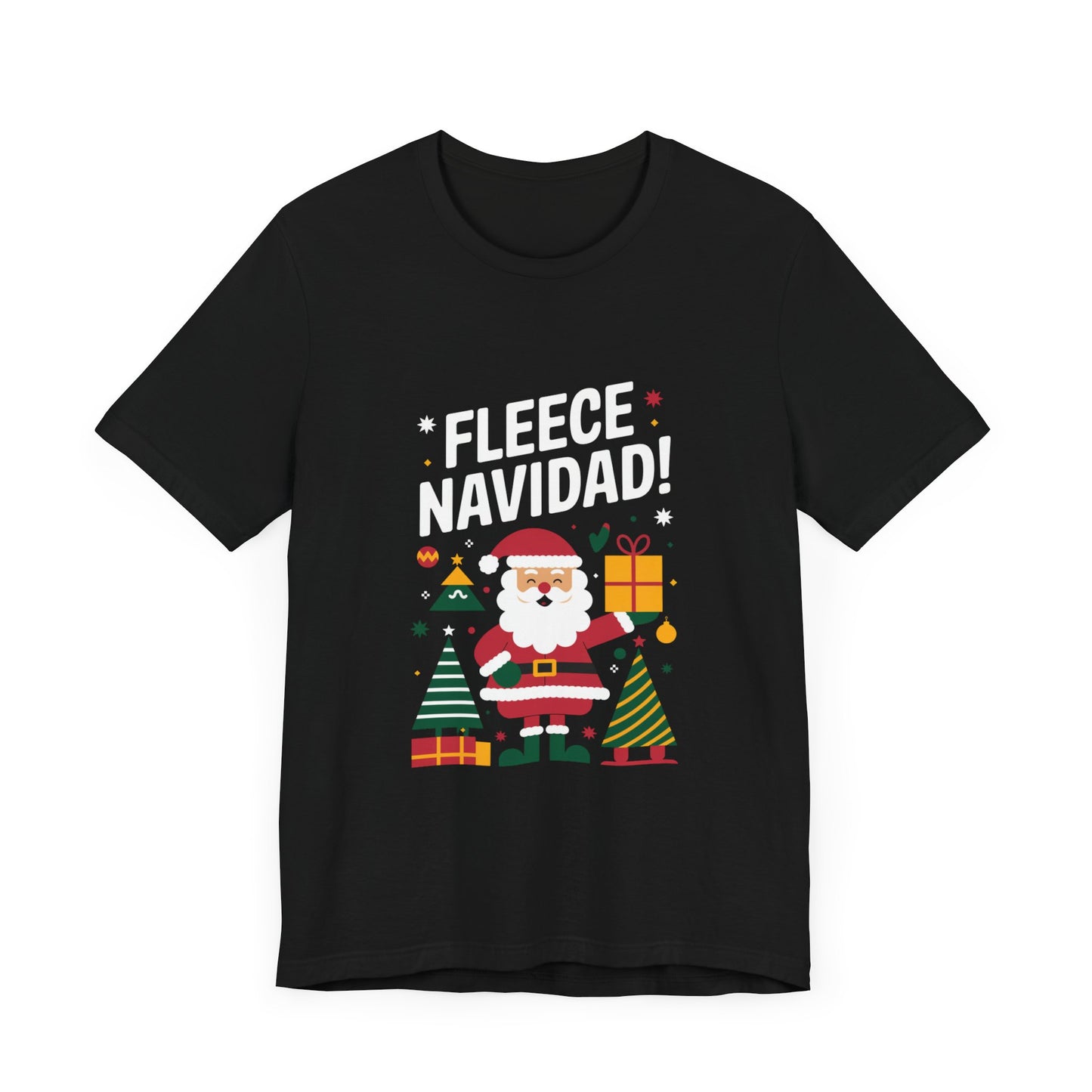 men & women christmas t-shirt. fleece navidad! unisex christmas t-shirt.
