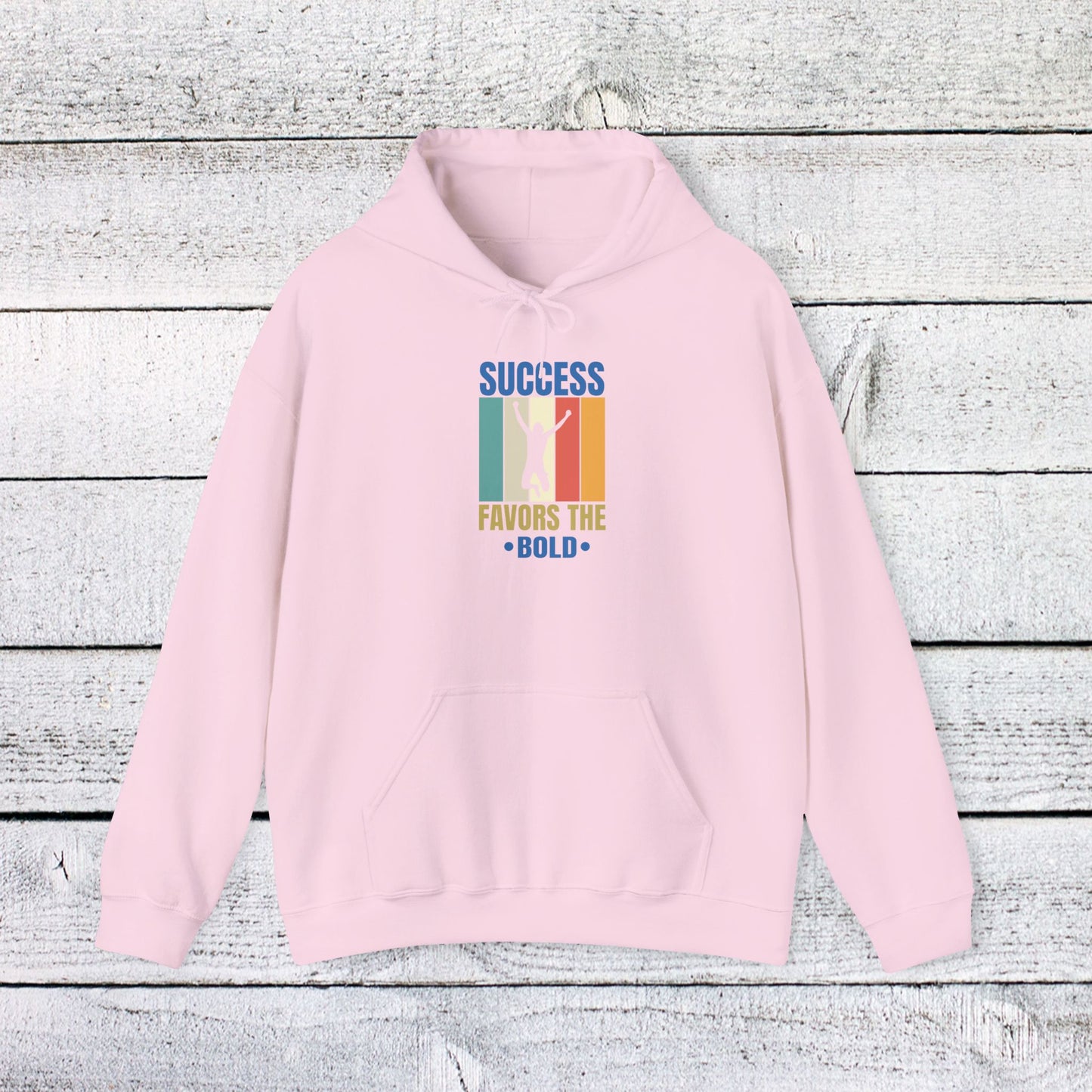 unisex heavy blend™ hooded sweatshirt - success favors the bold - risk and reward quote