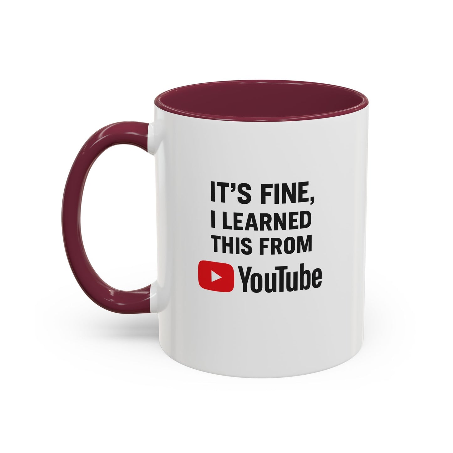 unique colorful mug - perfect for youtube lovers
