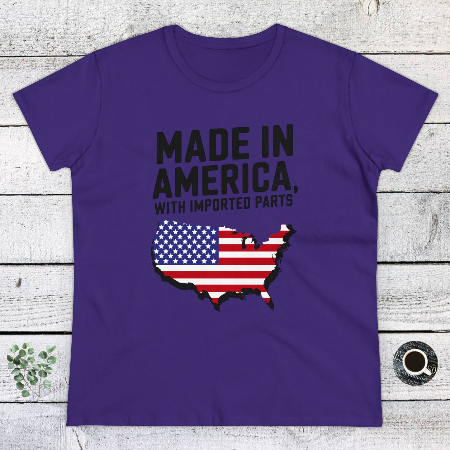 women's t-shirt, women's tee, funny gift, election, made in america!