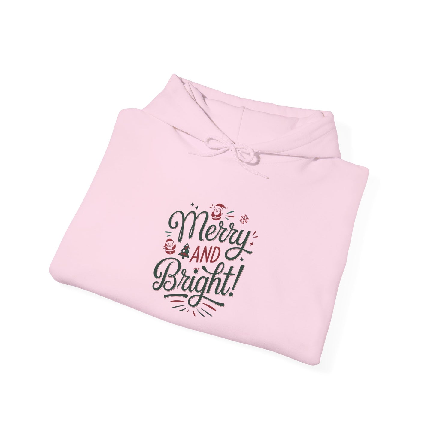 men's and women's christmas sweatshirt. merry & bright. unisex christmas sweatshirt.