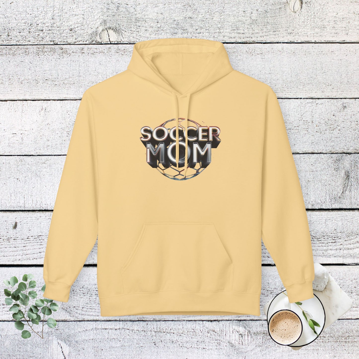 trendy unisex softstyle hoodie - perfect for soccer moms
