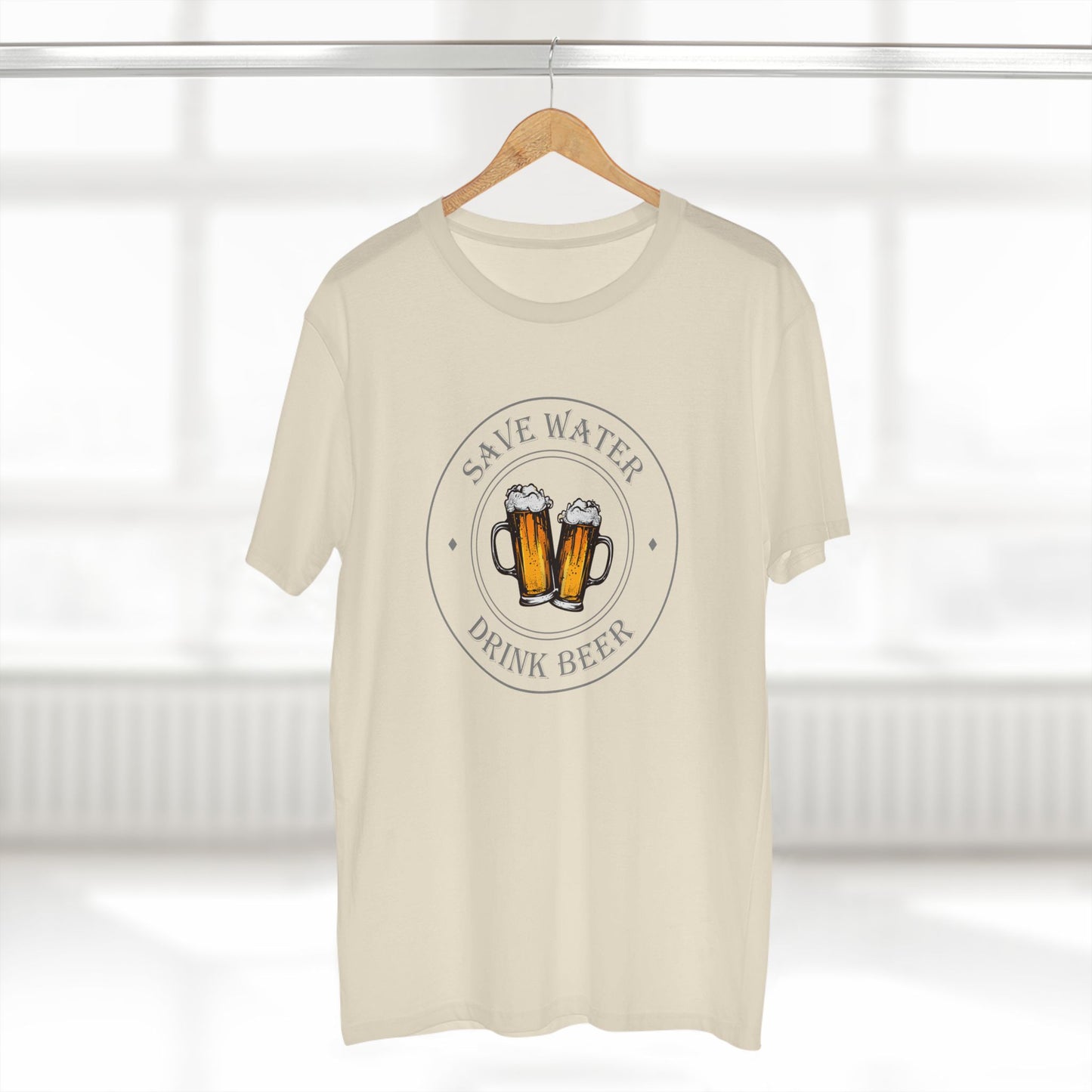 mens t-shirt - drink beer