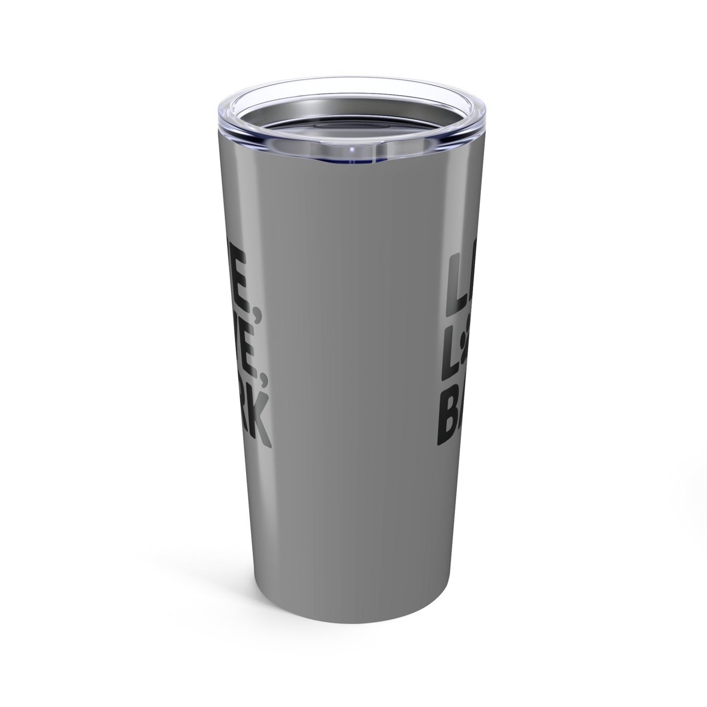 tumbler 20oz - live love bark | funny dog lover gift | cute pet quote design
